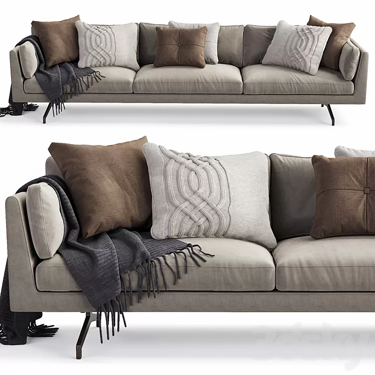 Indera sofa Fauve 3D Model