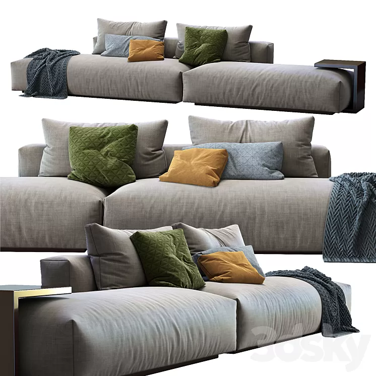 Indera Sofa Sintese 3D Model