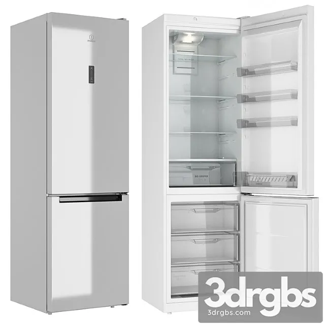 Indesit df 5200 w refrigerator openable 2 3D Model Download
