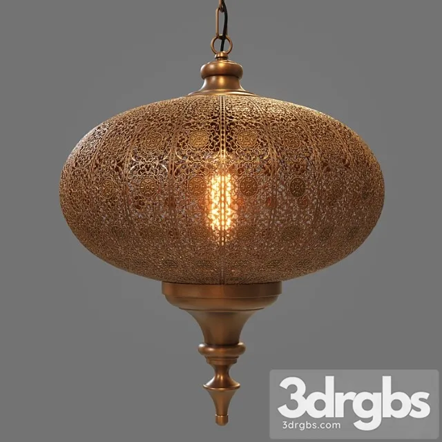 Indian Chandelier 1 3D Model Download