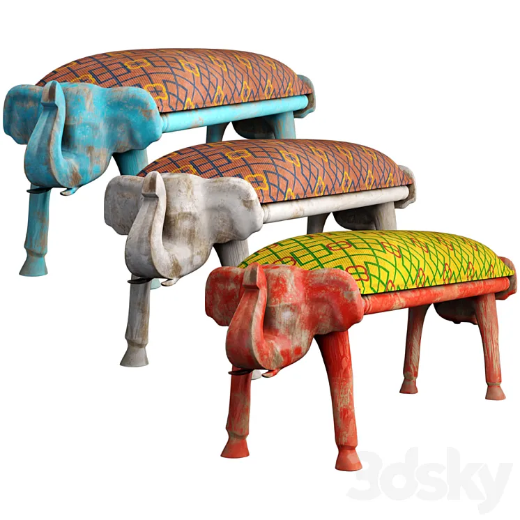 Indian maurya bench 3D Model Free Download Indian maurya bench 3D Model Free Download