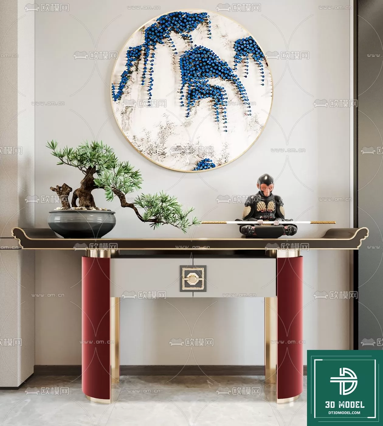 INDOCHINE STYLE – 3D MODELS – 014