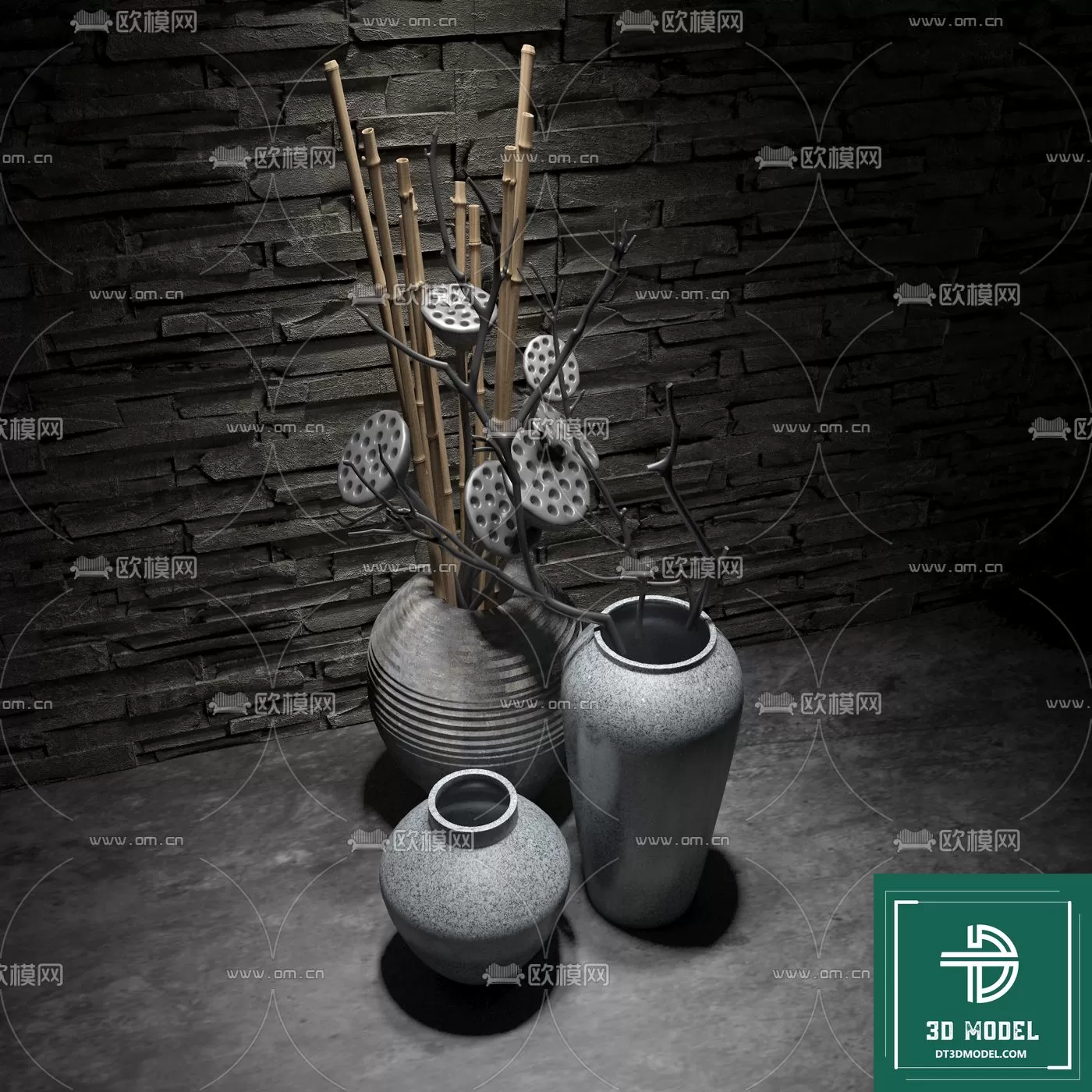 INDOCHINE STYLE – 3D MODELS – 023