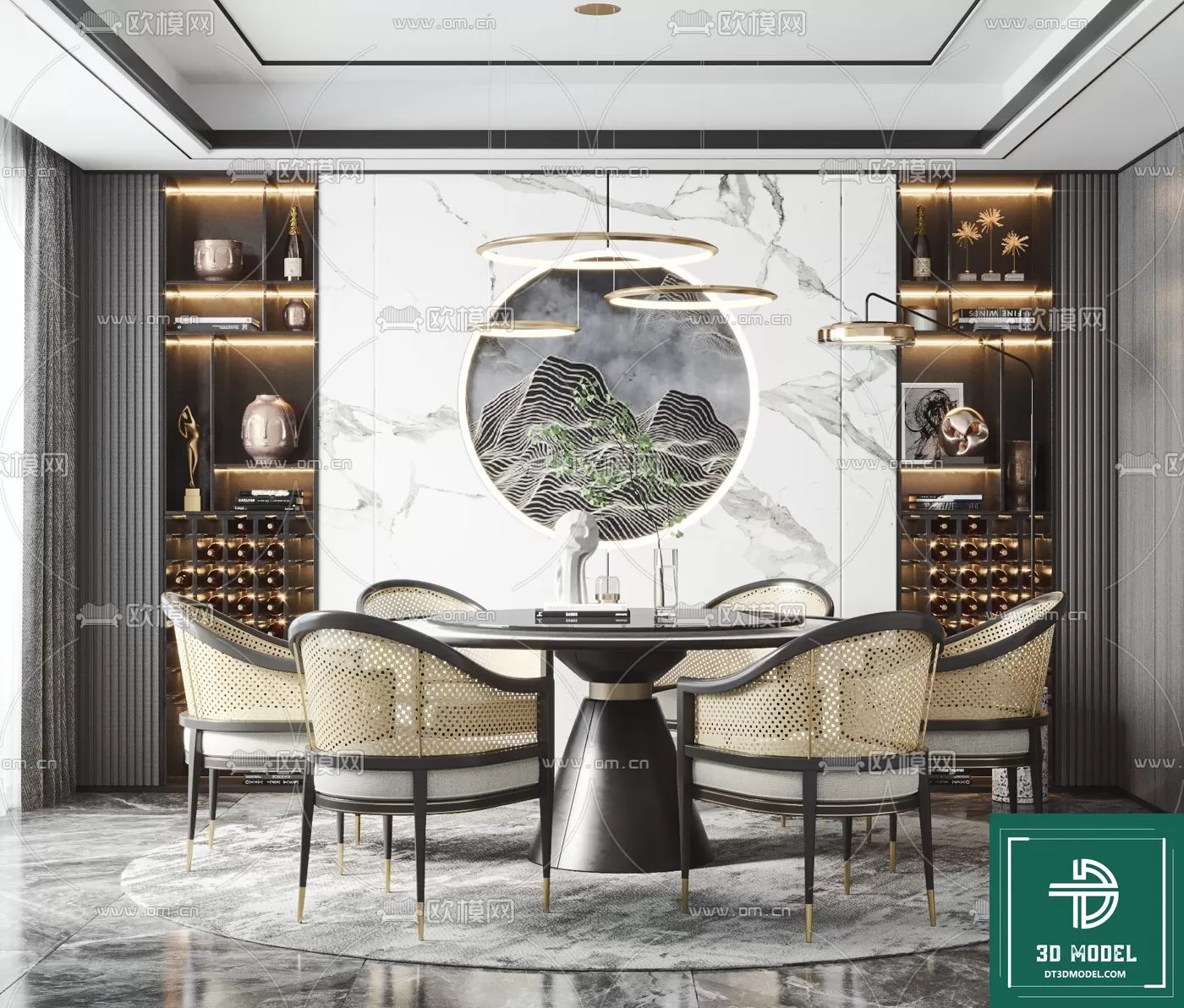 INDOCHINE STYLE – 3D MODELS – 036