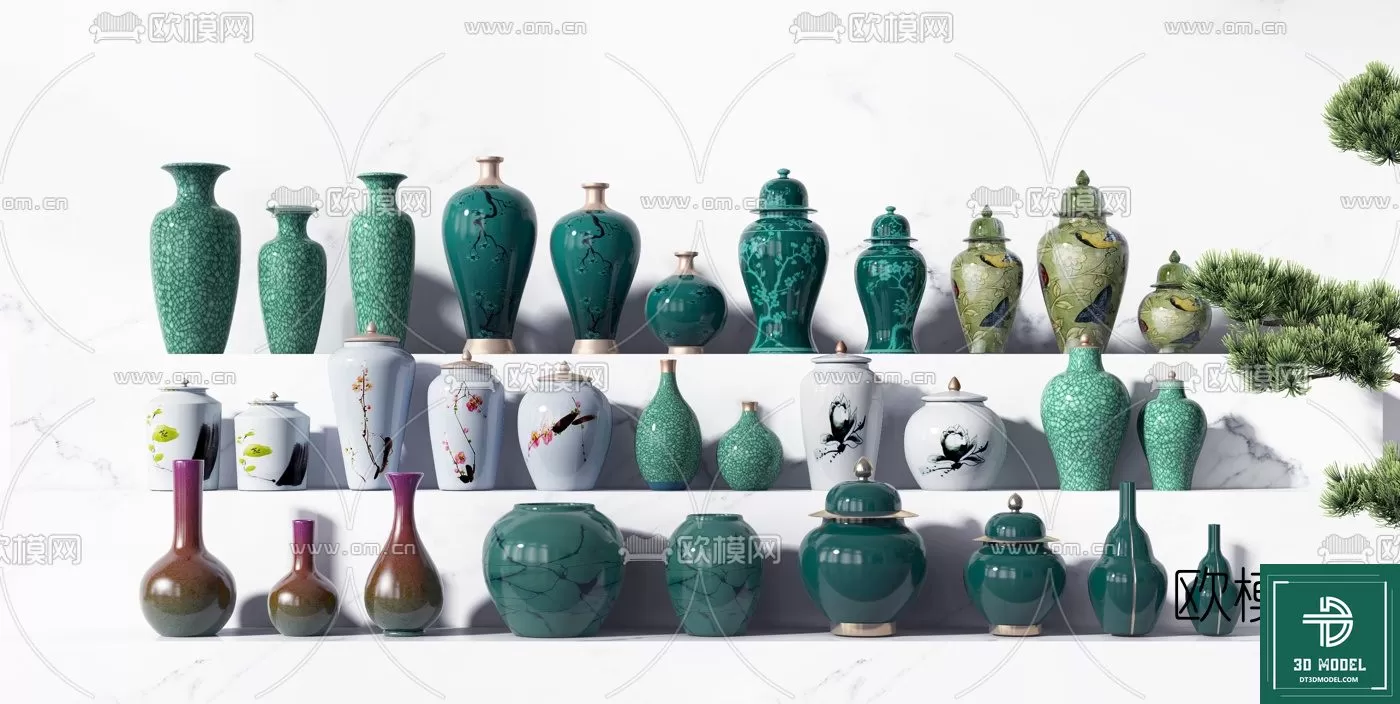 INDOCHINE STYLE – 3D MODELS – 054