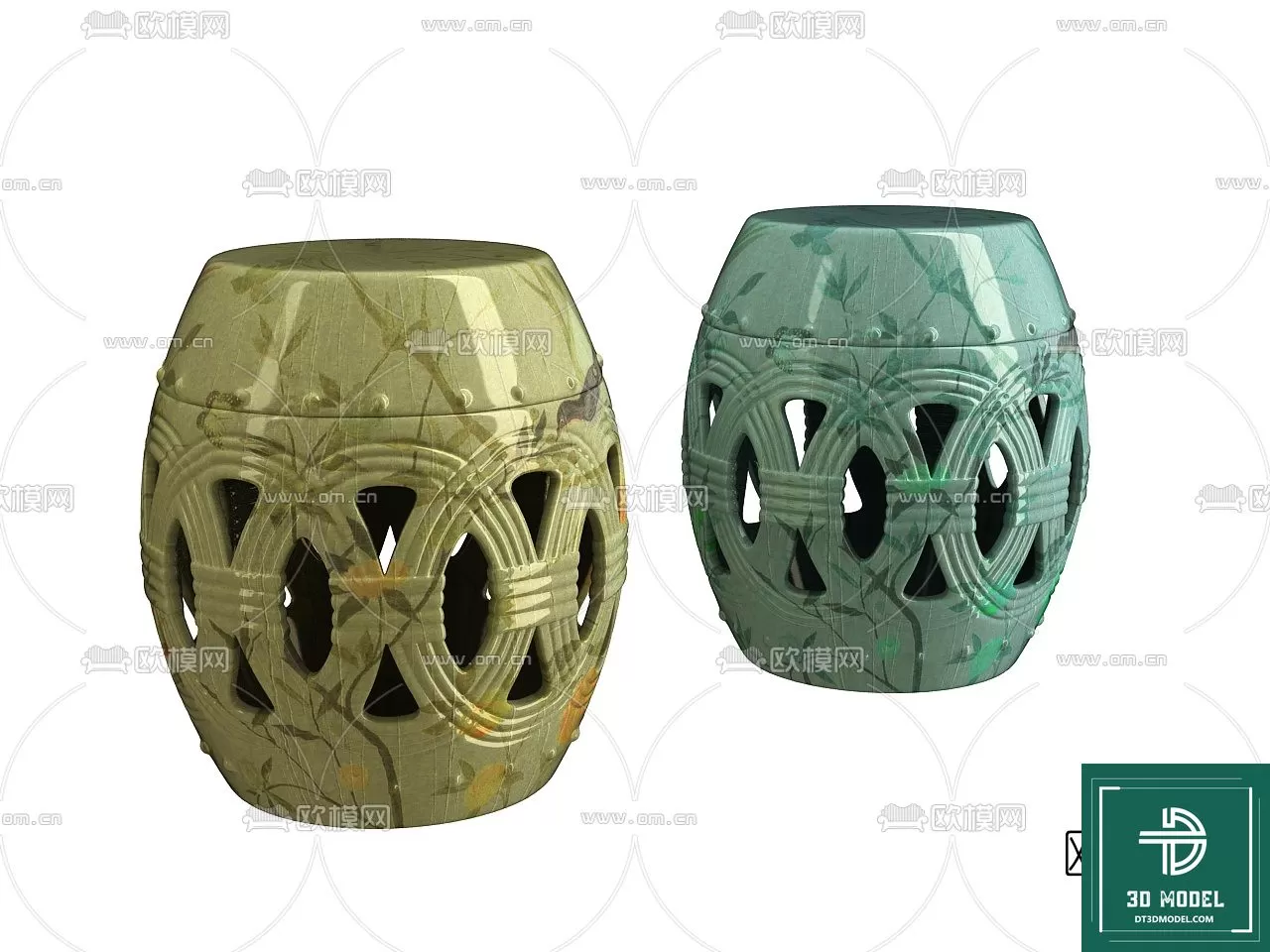 INDOCHINE STYLE – 3D MODELS – 076