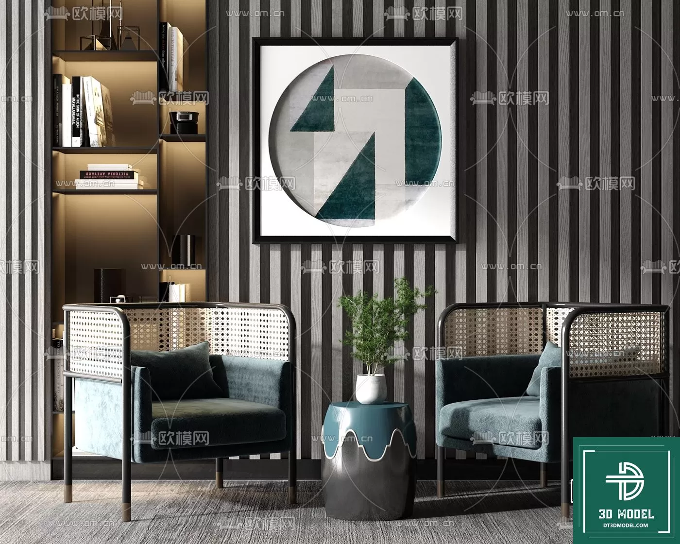 INDOCHINE STYLE – 3D MODELS – 078