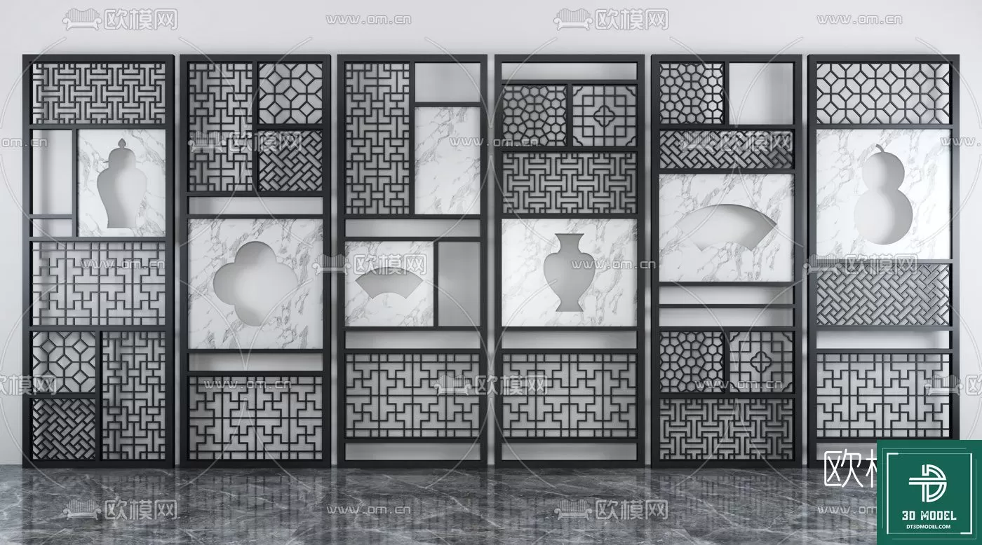 INDOCHINE STYLE – 3D MODELS – 089