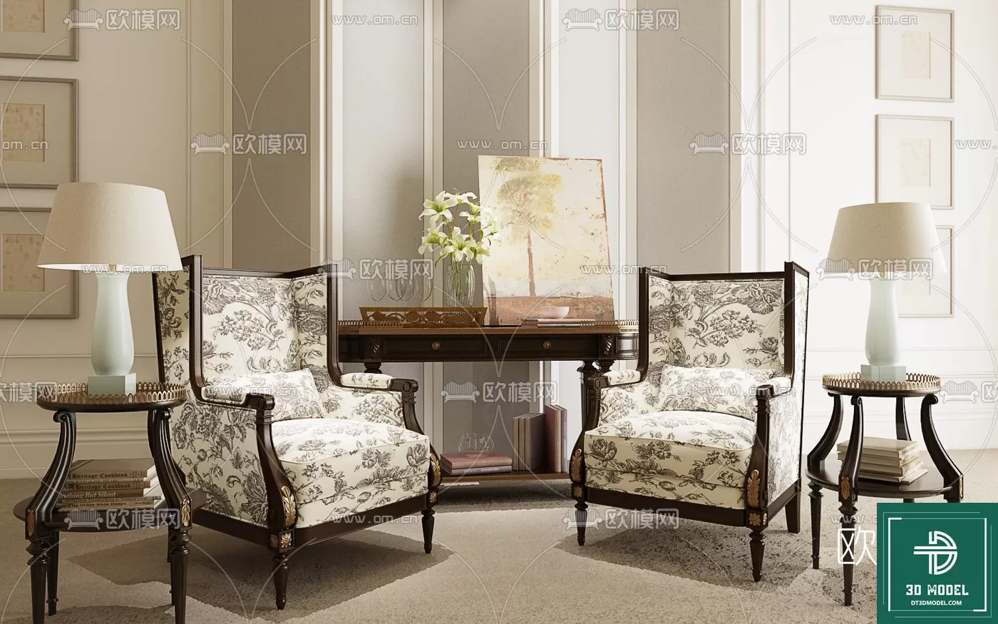 INDOCHINE STYLE – 3D MODELS – 148