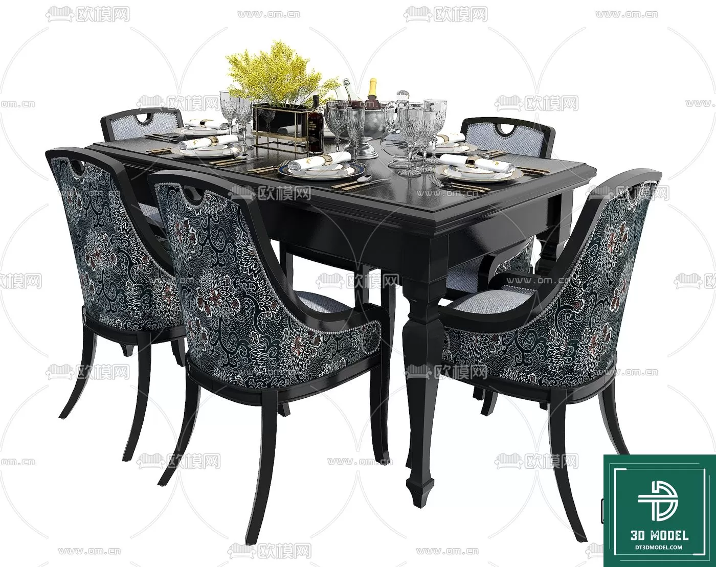 INDOCHINE STYLE – 3D MODELS – 241