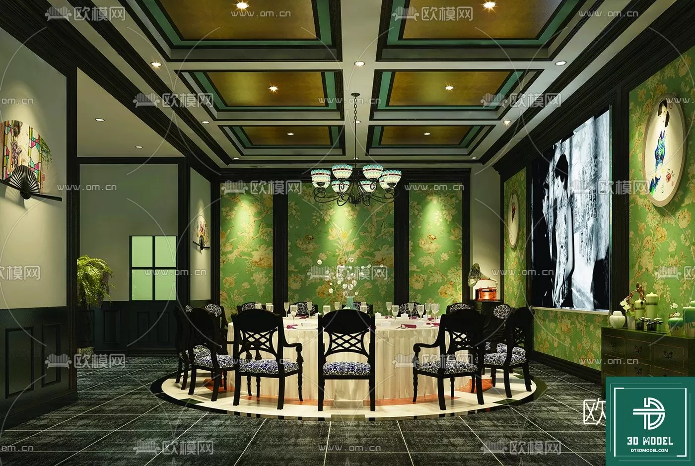 INDOCHINE STYLE – 3D MODELS – 247