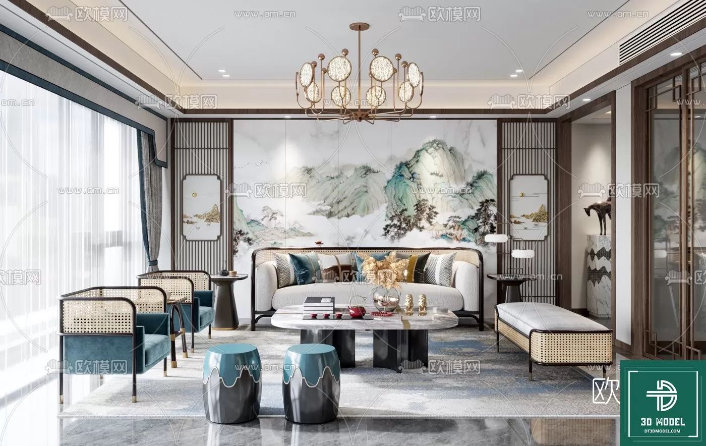 INDOCHINE STYLE – 3D MODELS – 256