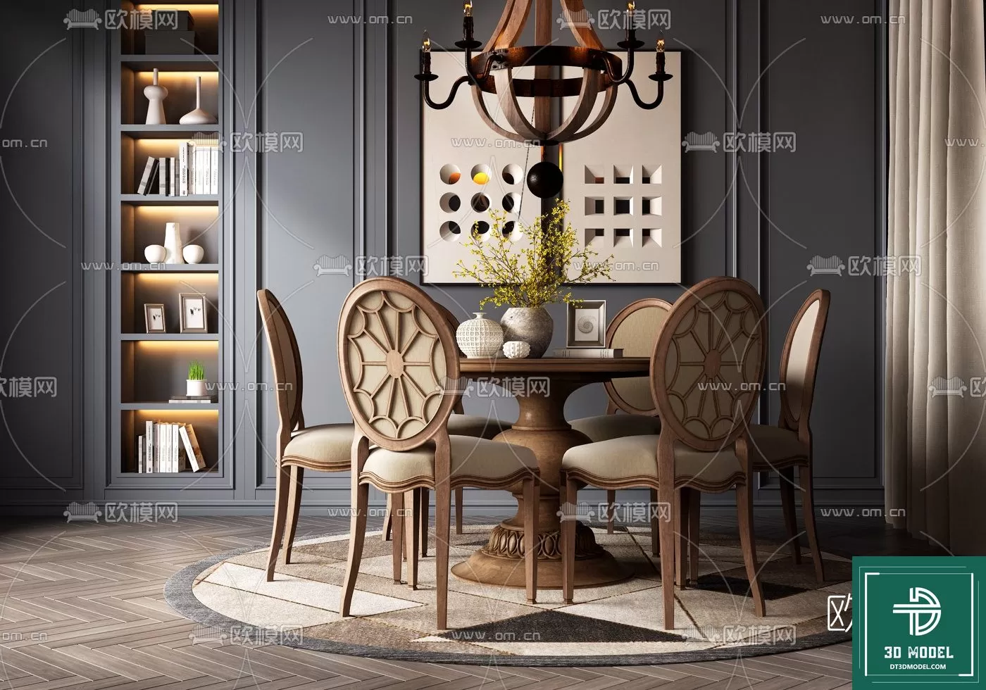 INDOCHINE STYLE – 3D MODELS – 314