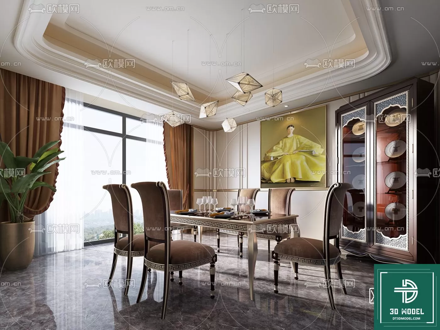 INDOCHINE STYLE – 3D MODELS – 341