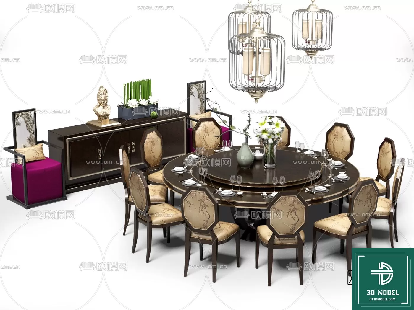 INDOCHINE STYLE – 3D MODELS – 362