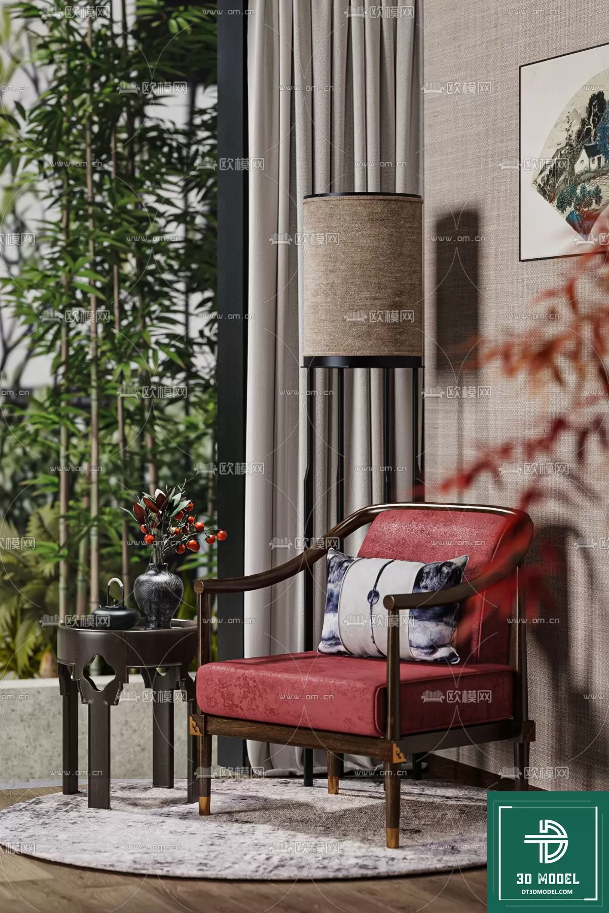 INDOCHINE STYLE – 3D MODELS – 407