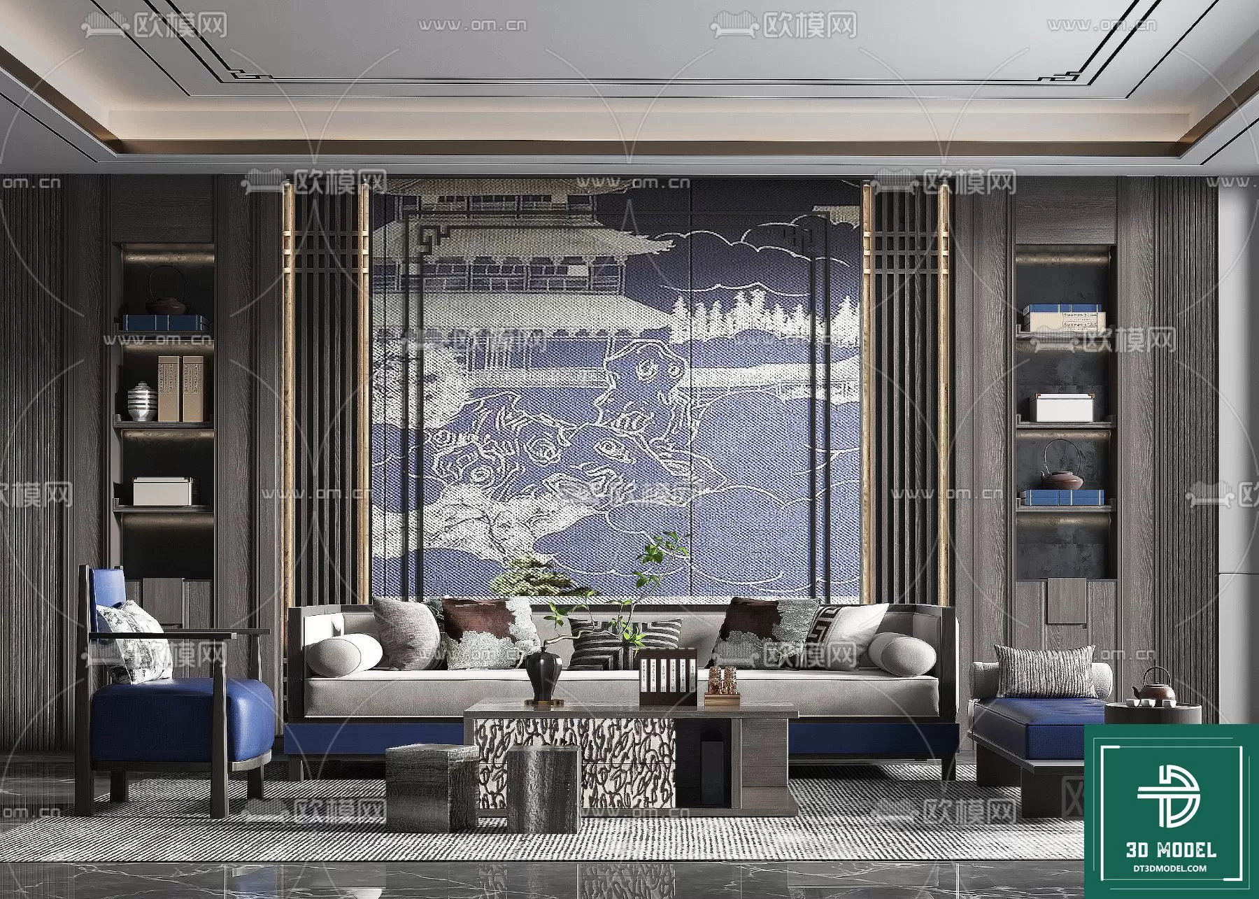 INDOCHINE STYLE – 3D MODELS – 417