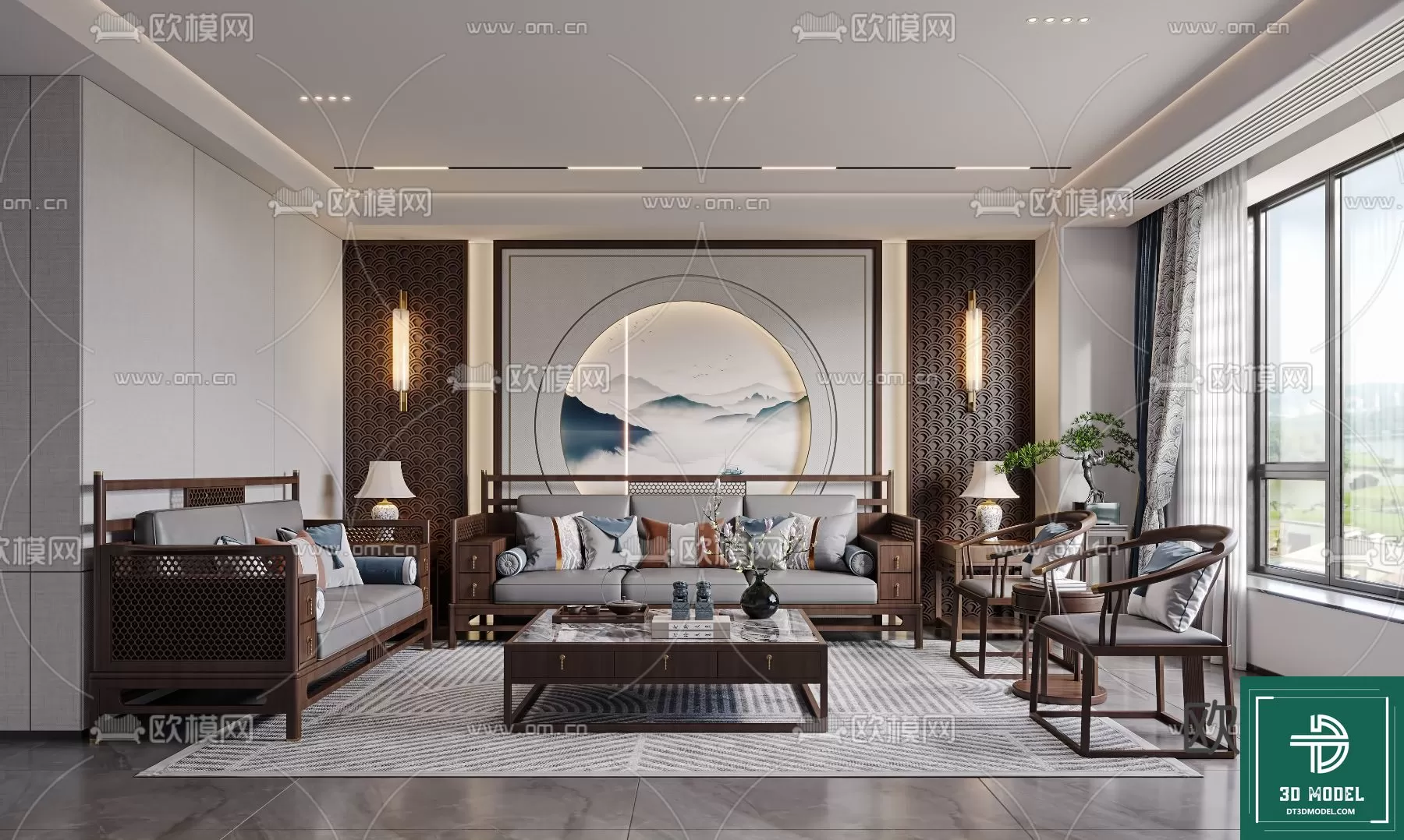 INDOCHINE STYLE – 3D MODELS – 428