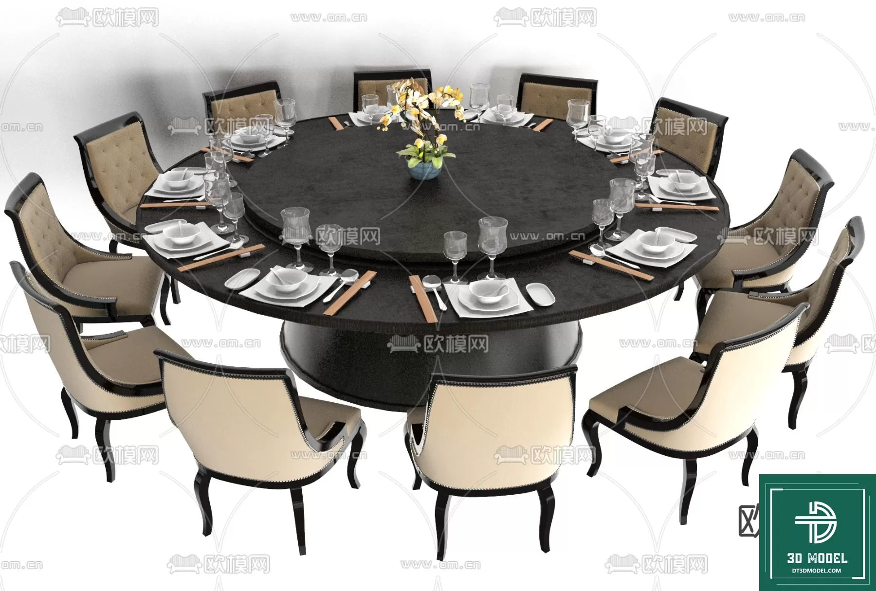 INDOCHINE STYLE – 3D MODELS – 448