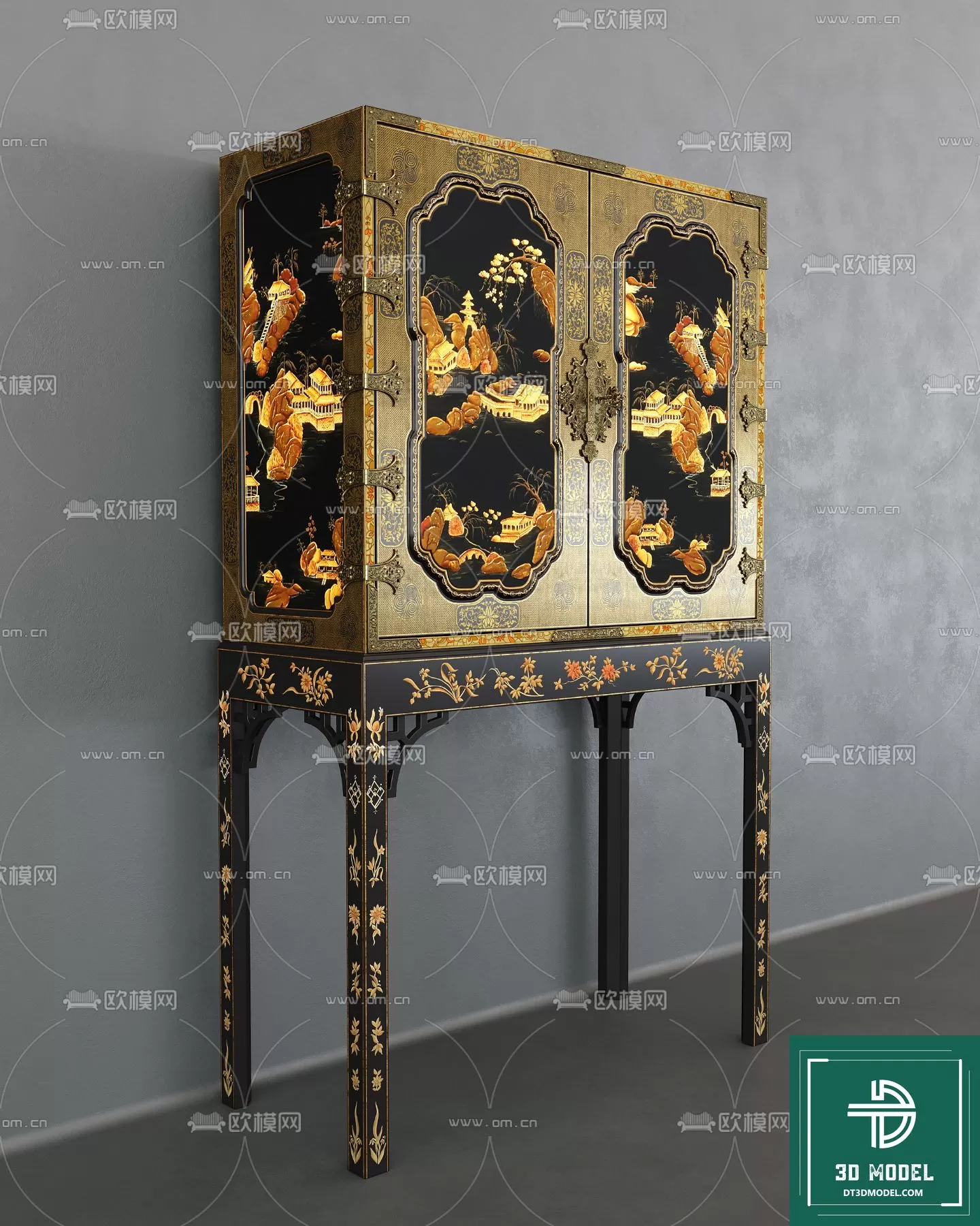 INDOCHINE STYLE – 3D MODELS – 451