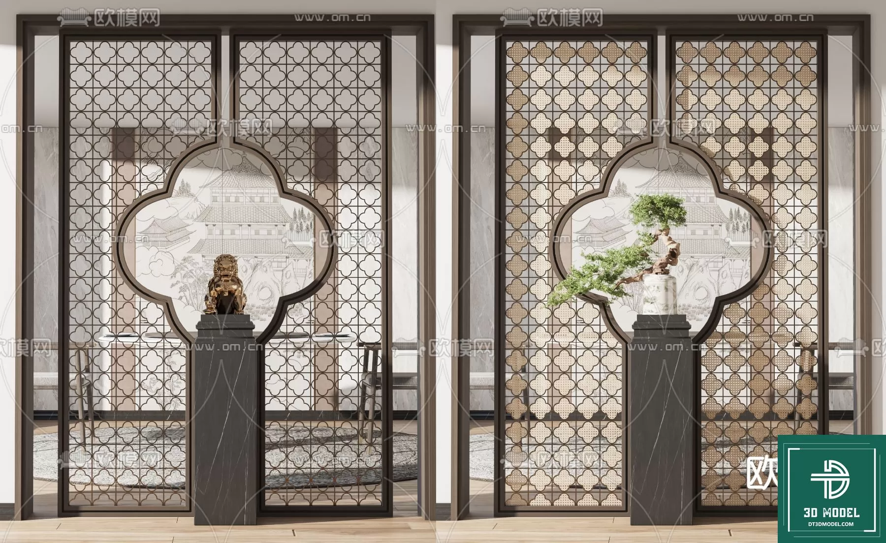 INDOCHINE STYLE – 3D MODELS – 455