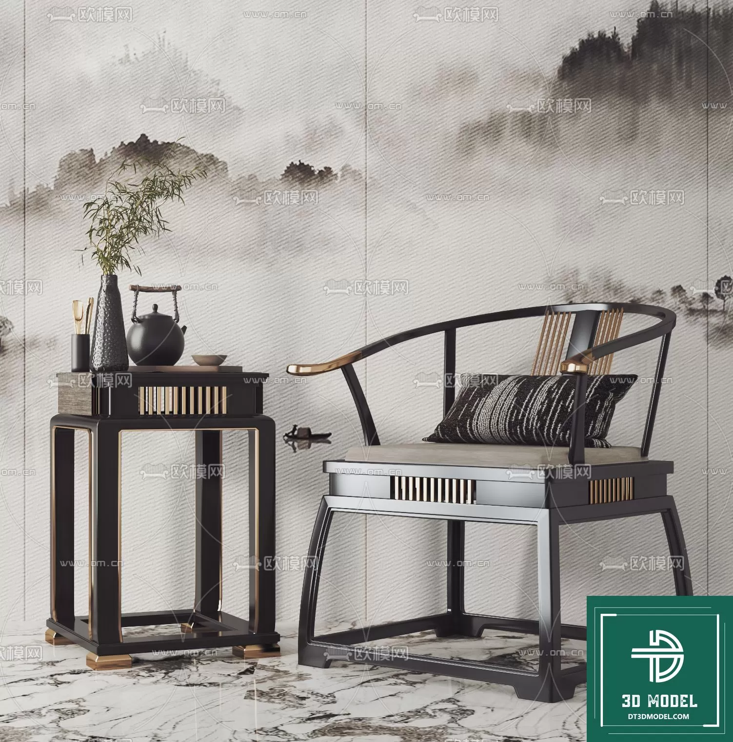 INDOCHINE STYLE – 3D MODELS – 469