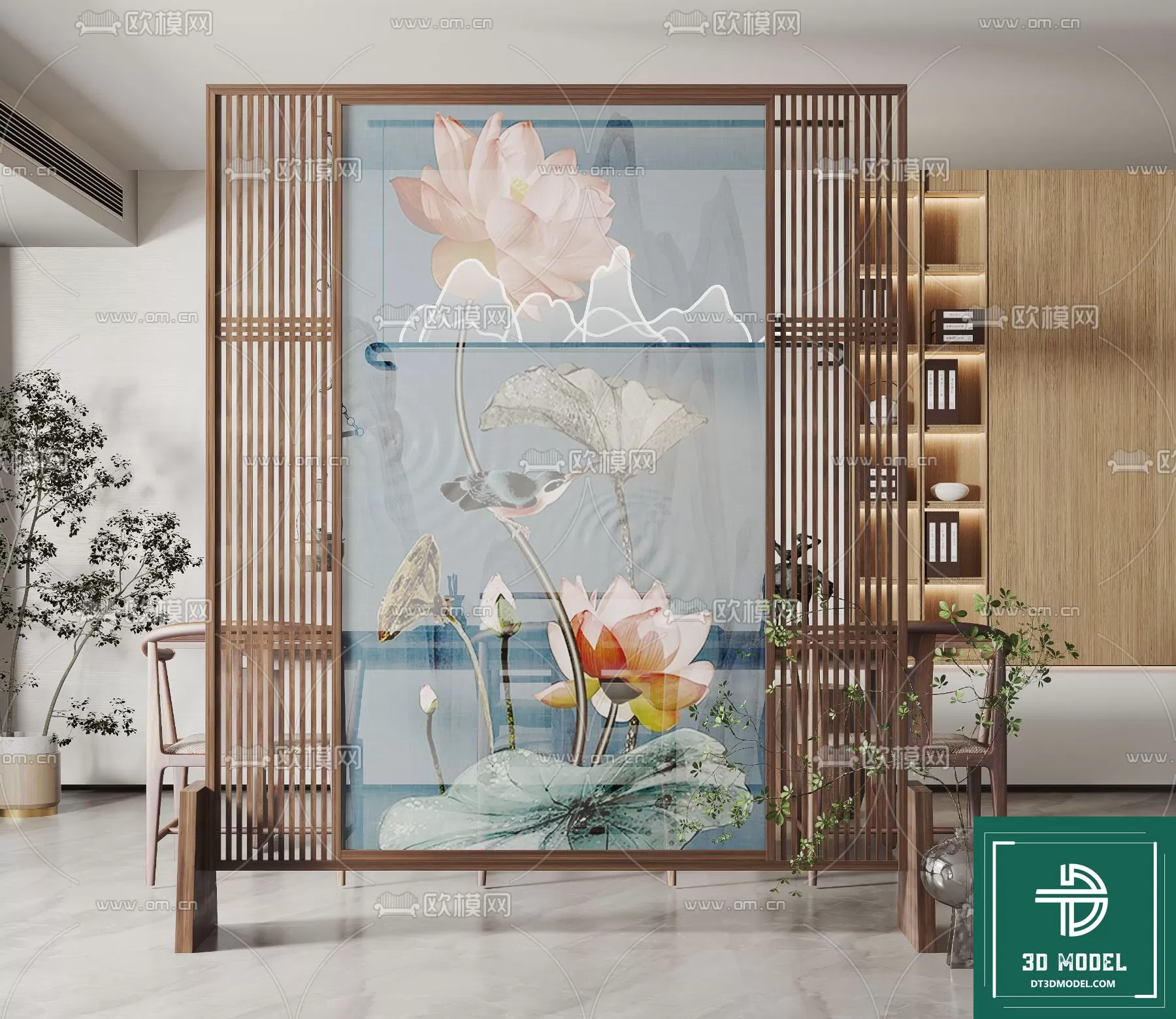 INDOCHINE STYLE – 3D MODELS – 515