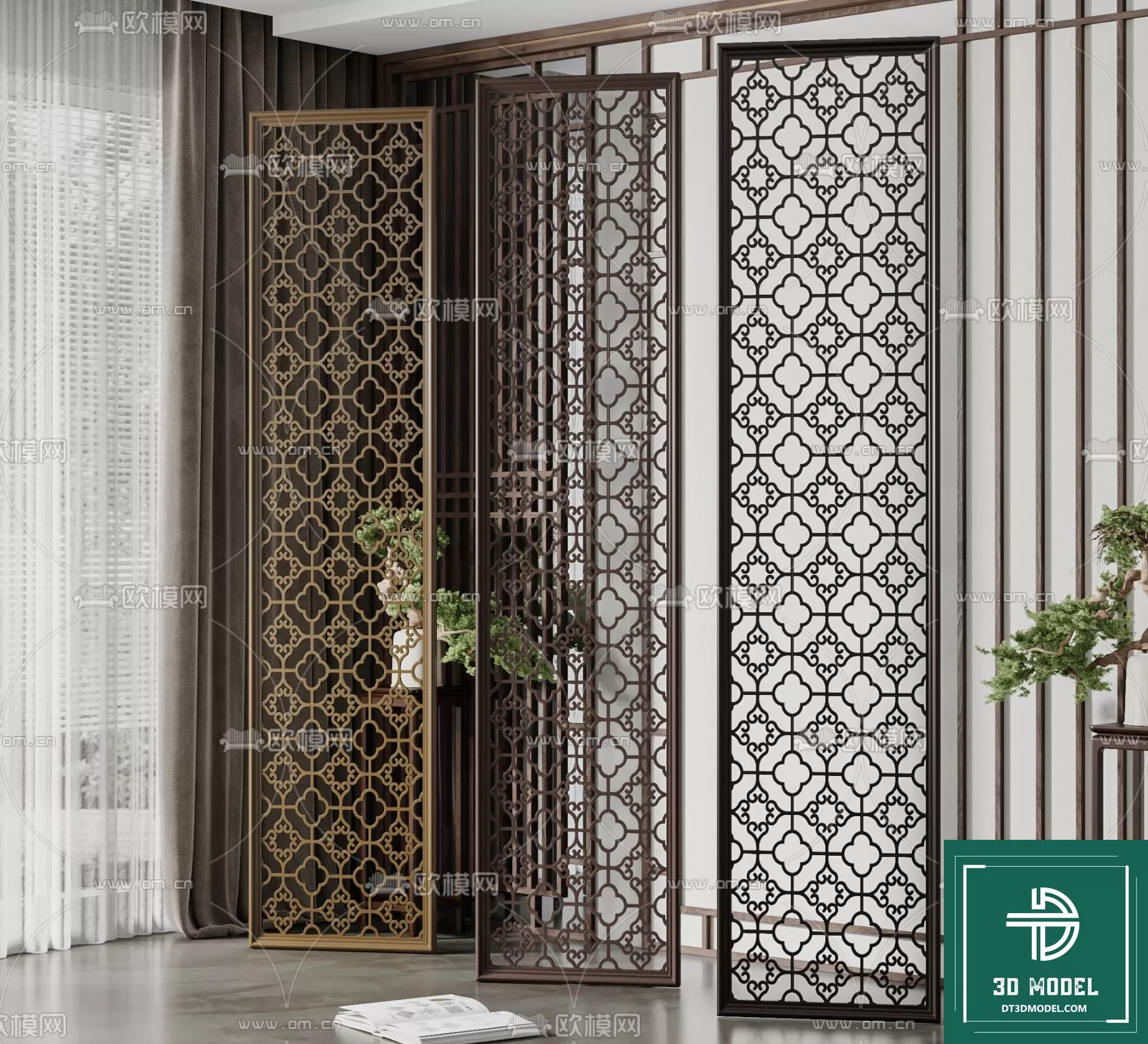 INDOCHINE STYLE – 3D MODELS – 525