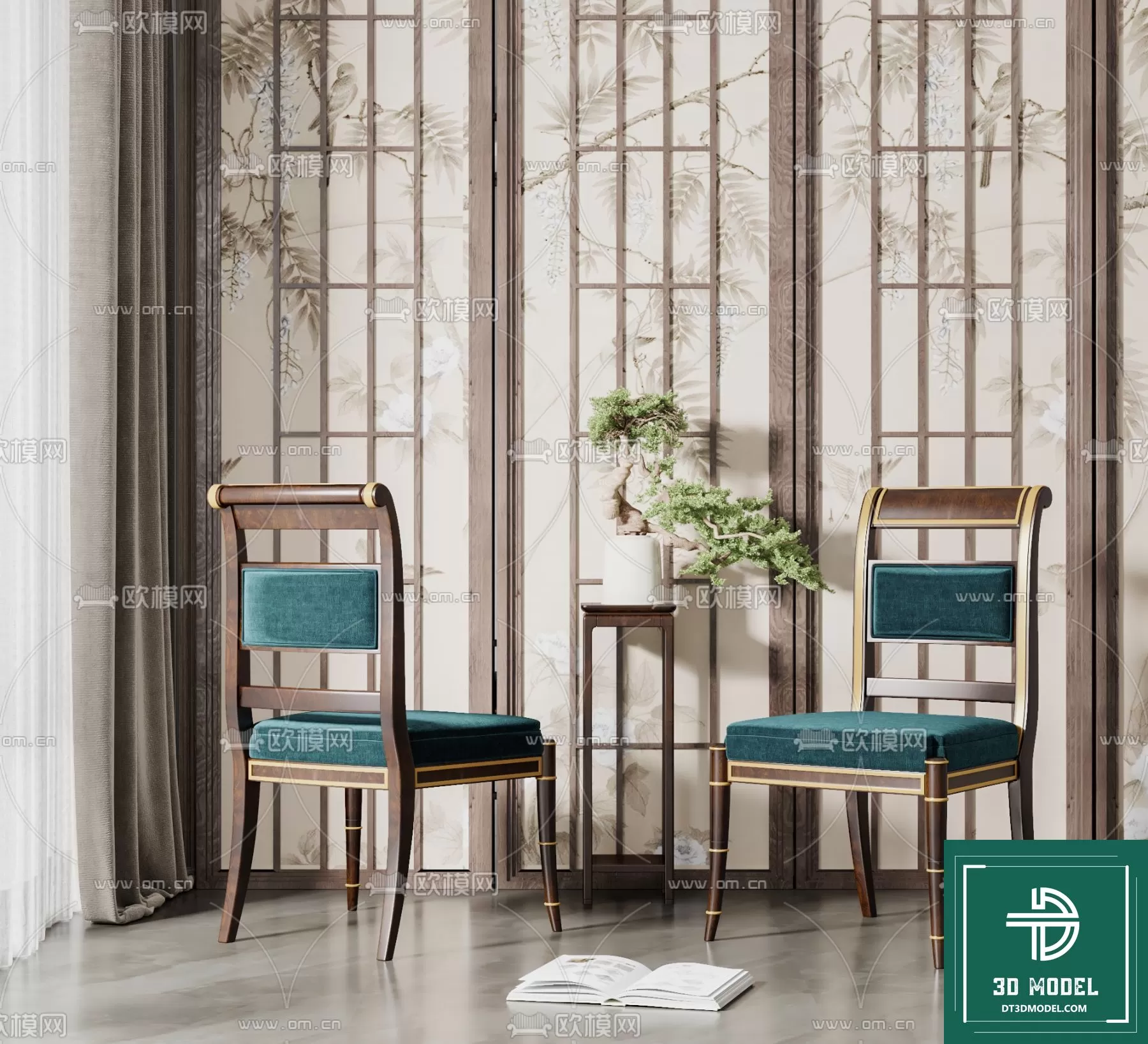 INDOCHINE STYLE – 3D MODELS – 526