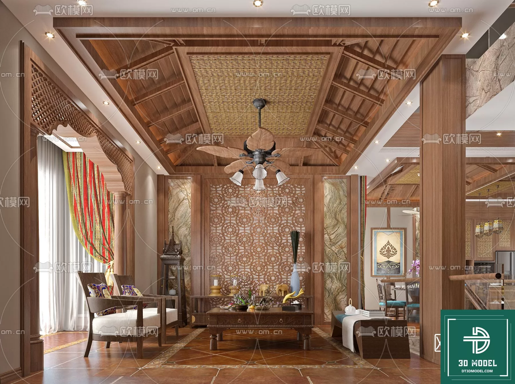 INDOCHINE STYLE – 3D MODELS – 544