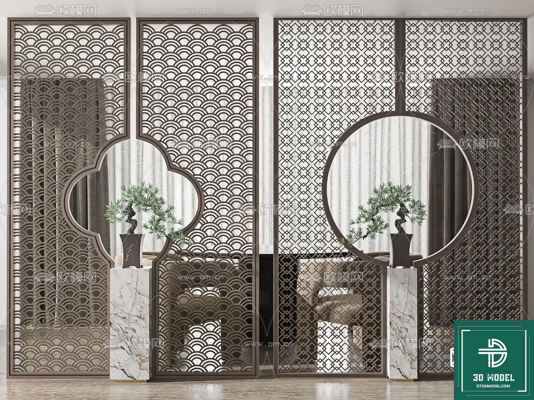 INDOCHINE STYLE – 3D MODELS – 554