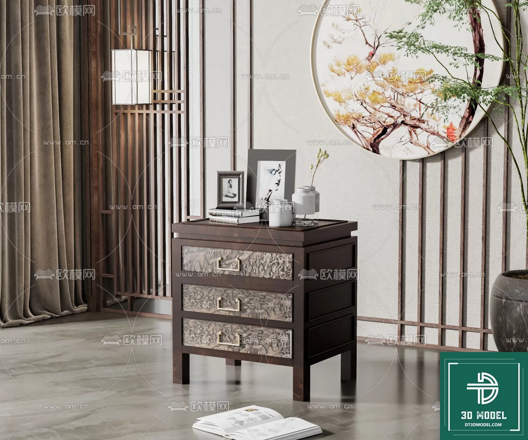 INDOCHINE STYLE – 3D MODELS – 586