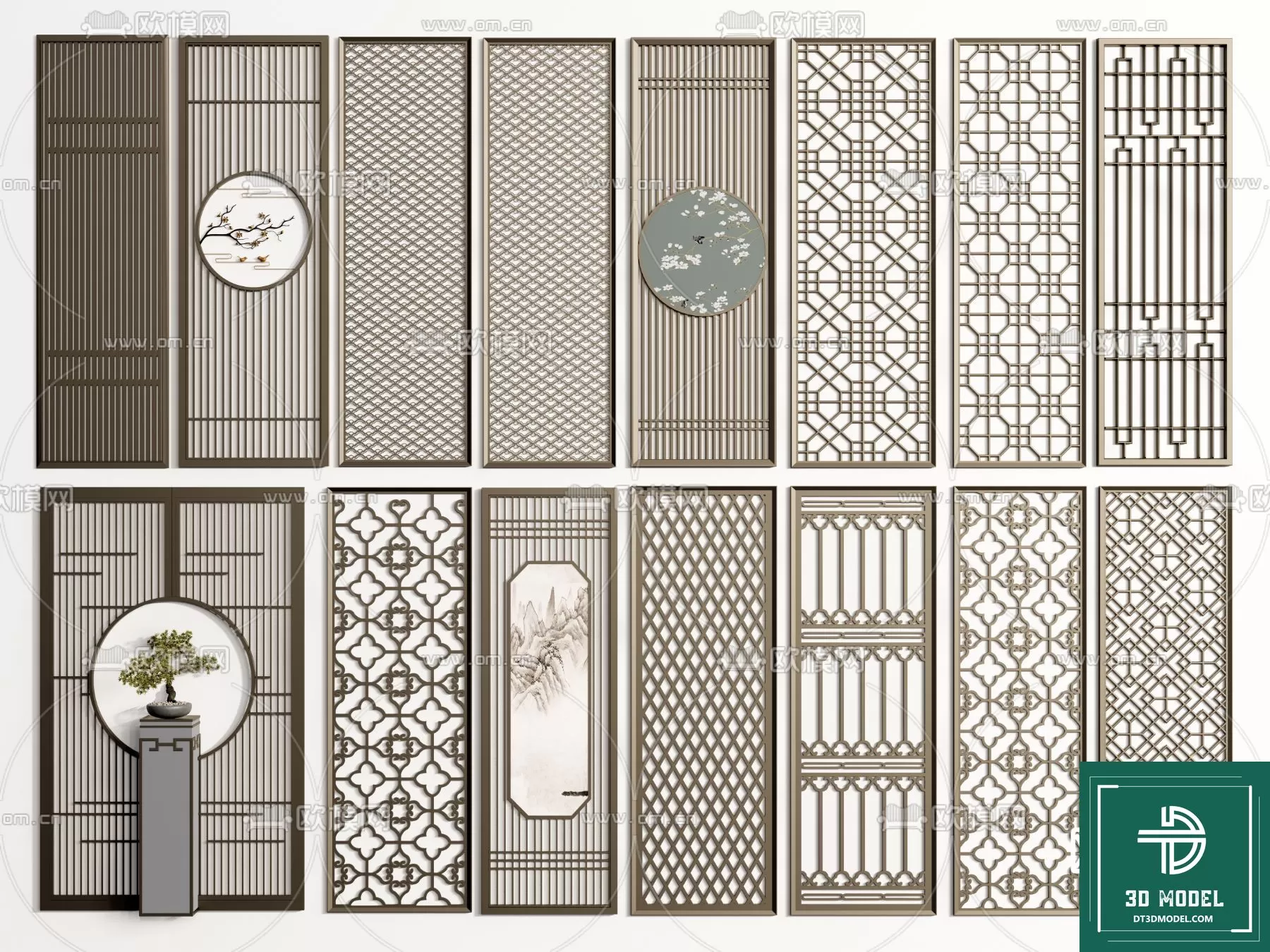 INDOCHINE STYLE – 3D MODELS – 609