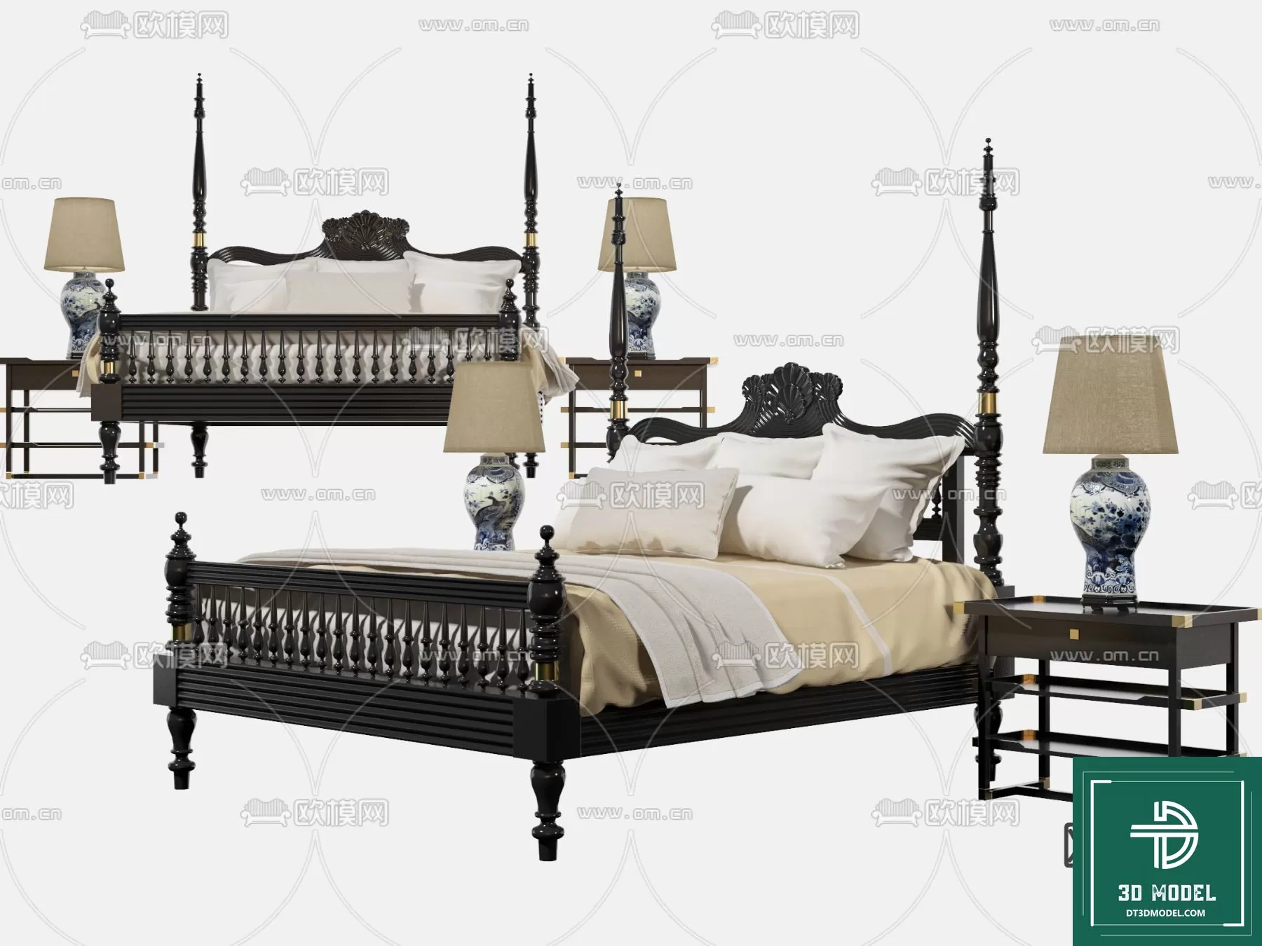 INDOCHINE STYLE – 3D MODELS – 615