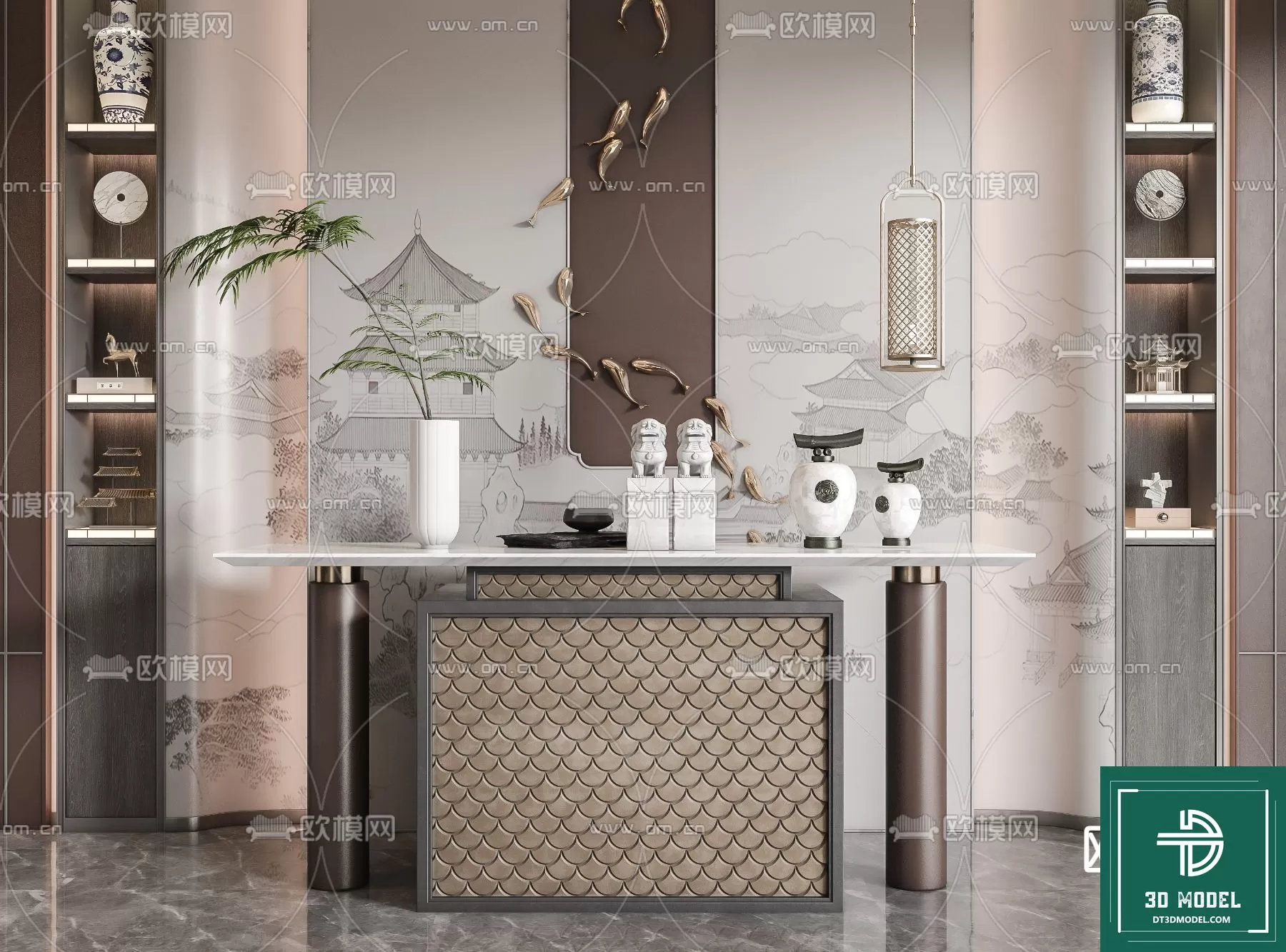 INDOCHINE STYLE – 3D MODELS – 620