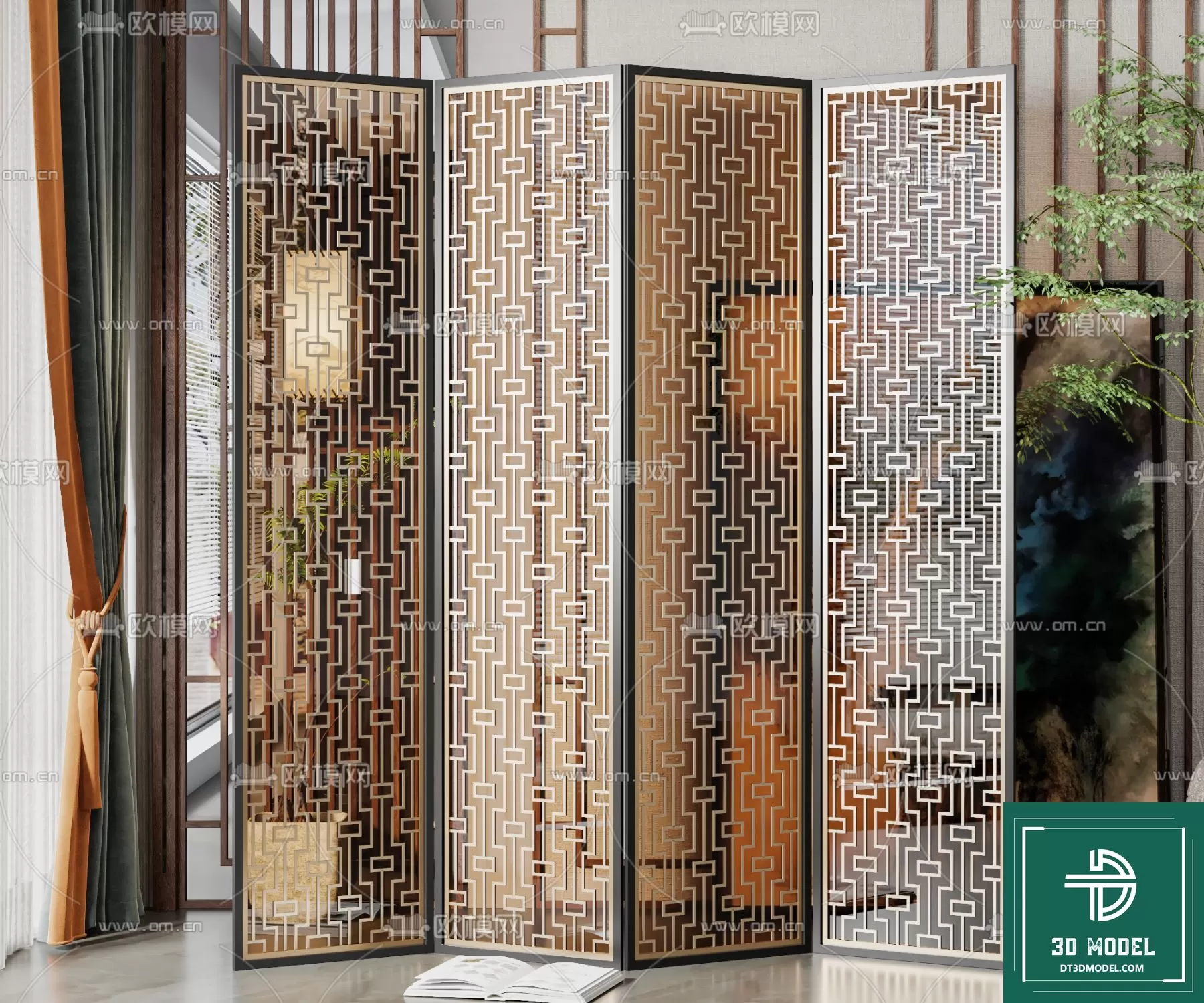 INDOCHINE STYLE – 3D MODELS – 623