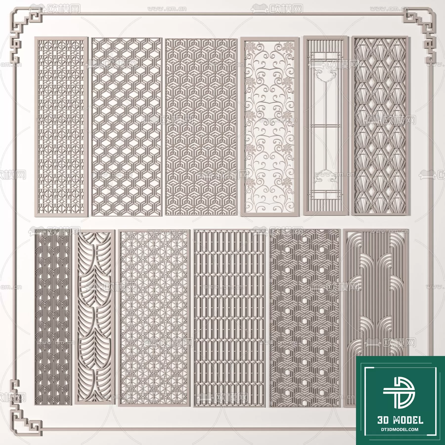 INDOCHINE STYLE – 3D MODELS – 627