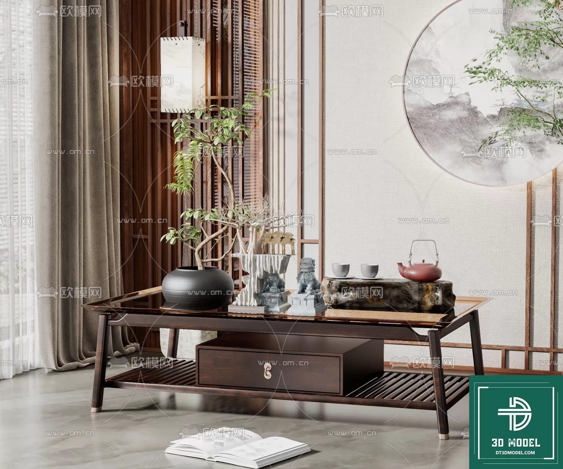 INDOCHINE STYLE – 3D MODELS – 636