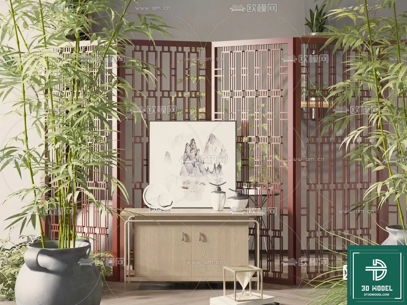 INDOCHINE STYLE – 3D MODELS – 655