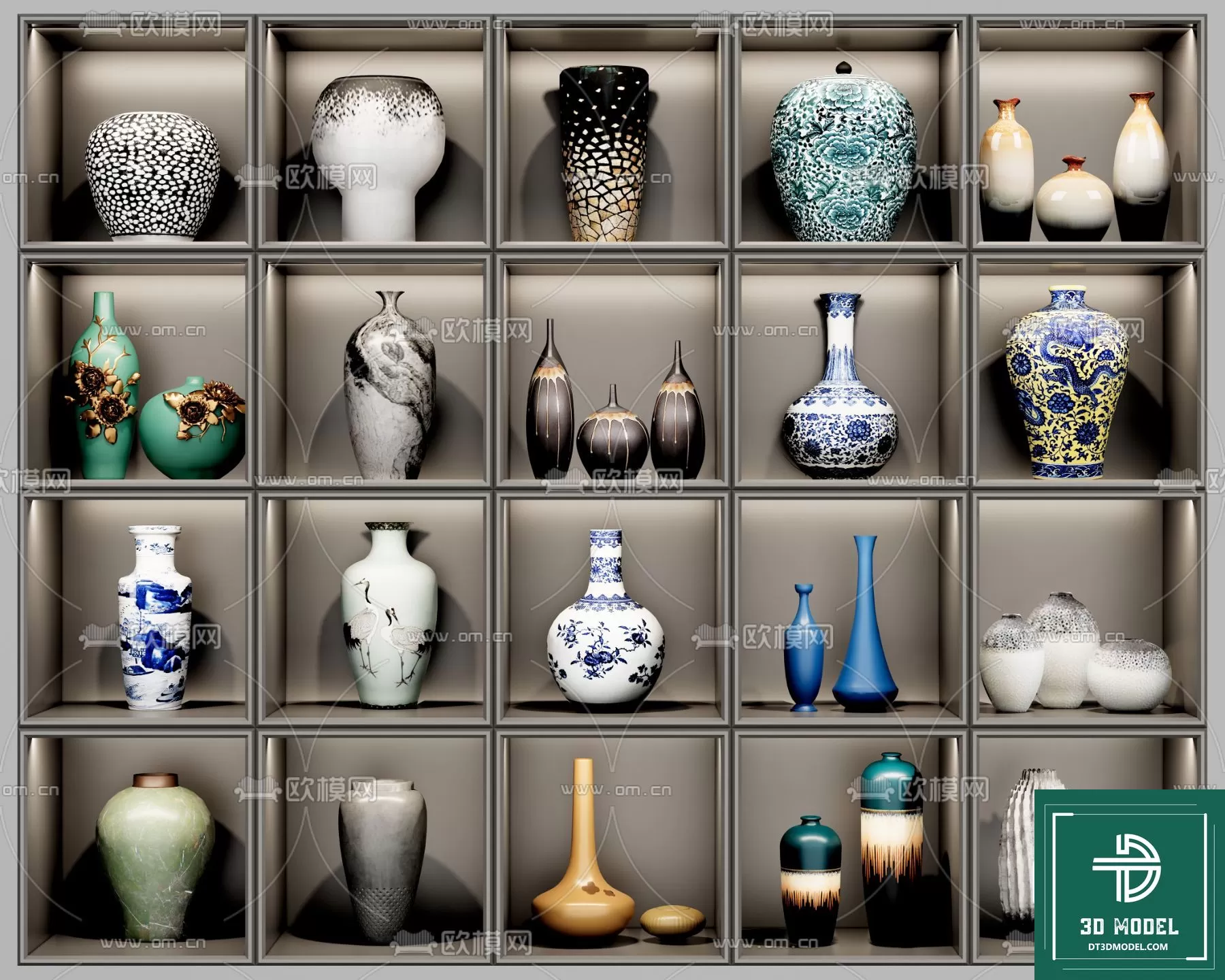 INDOCHINE STYLE – 3D MODELS – 657