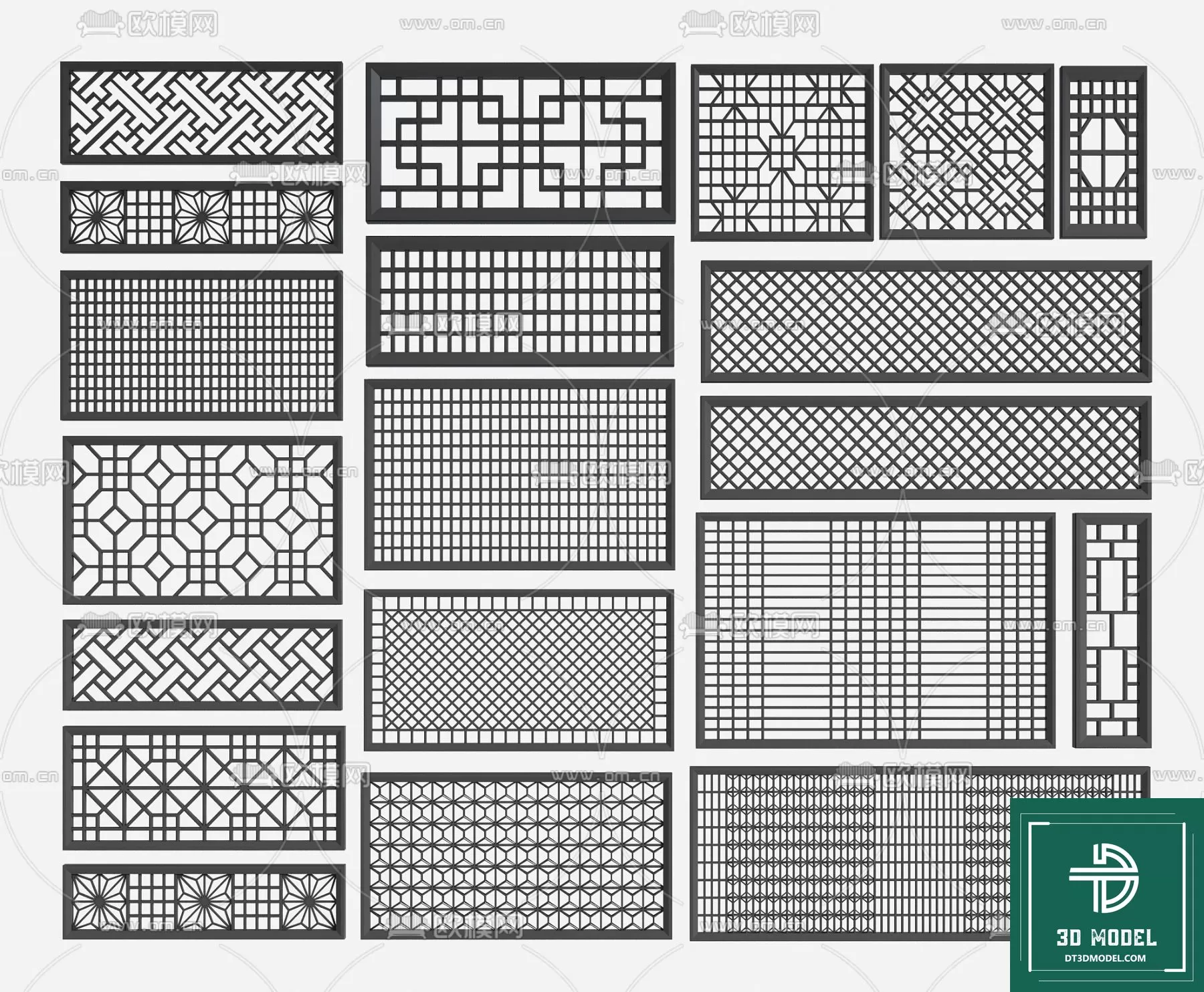 INDOCHINE STYLE – 3D MODELS – 659