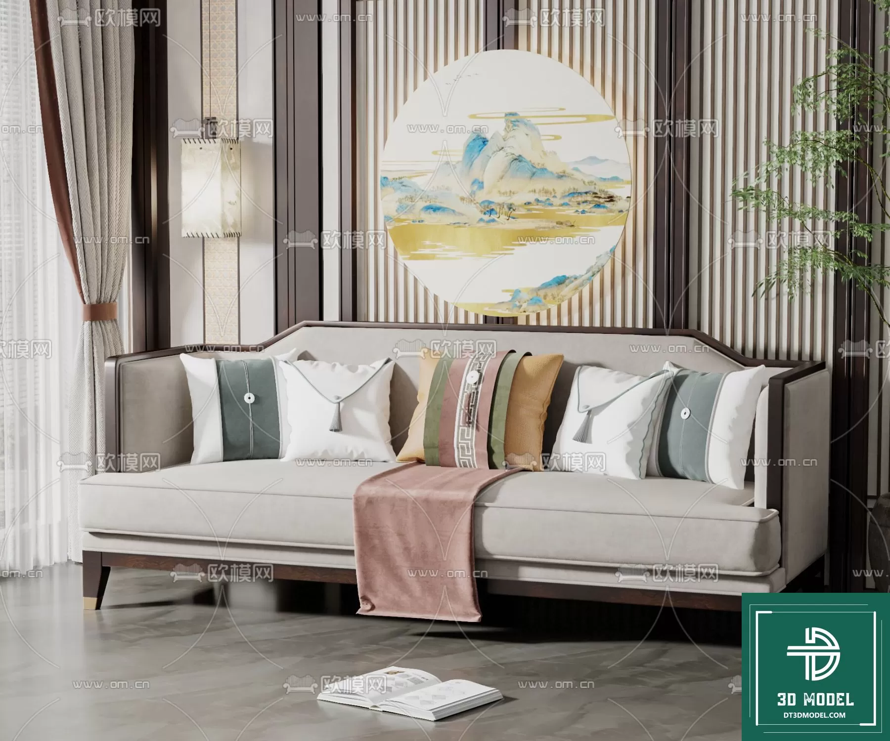 INDOCHINE STYLE – 3D MODELS – 665