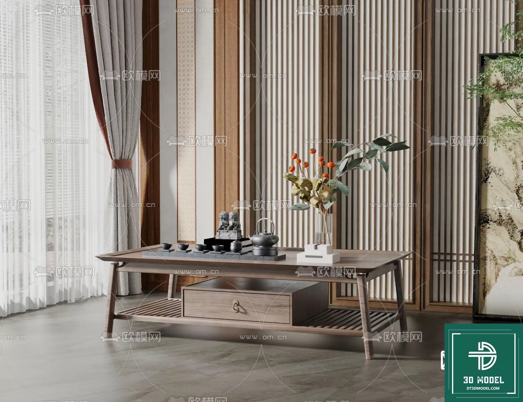 INDOCHINE STYLE – 3D MODELS – 666