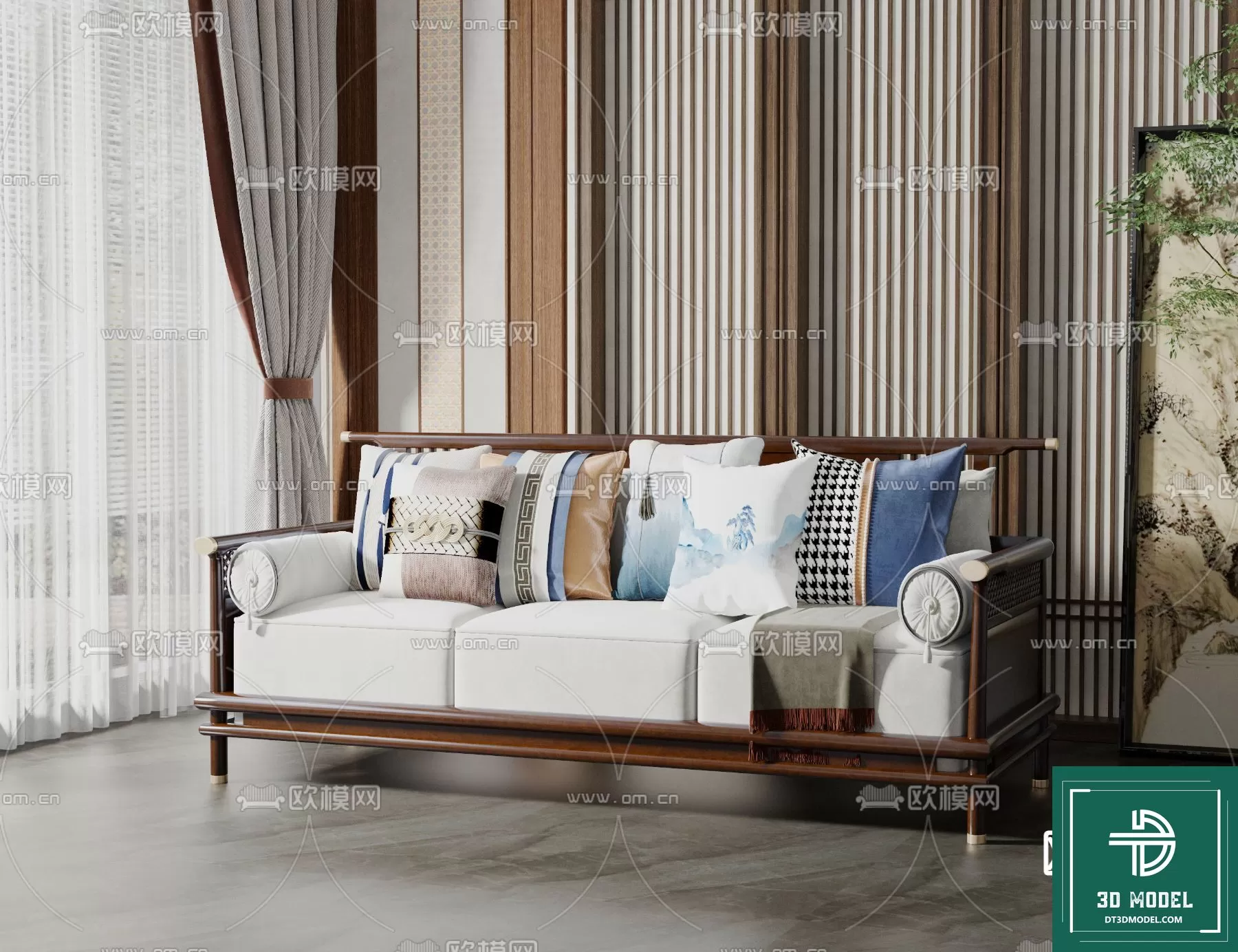 INDOCHINE STYLE – 3D MODELS – 668