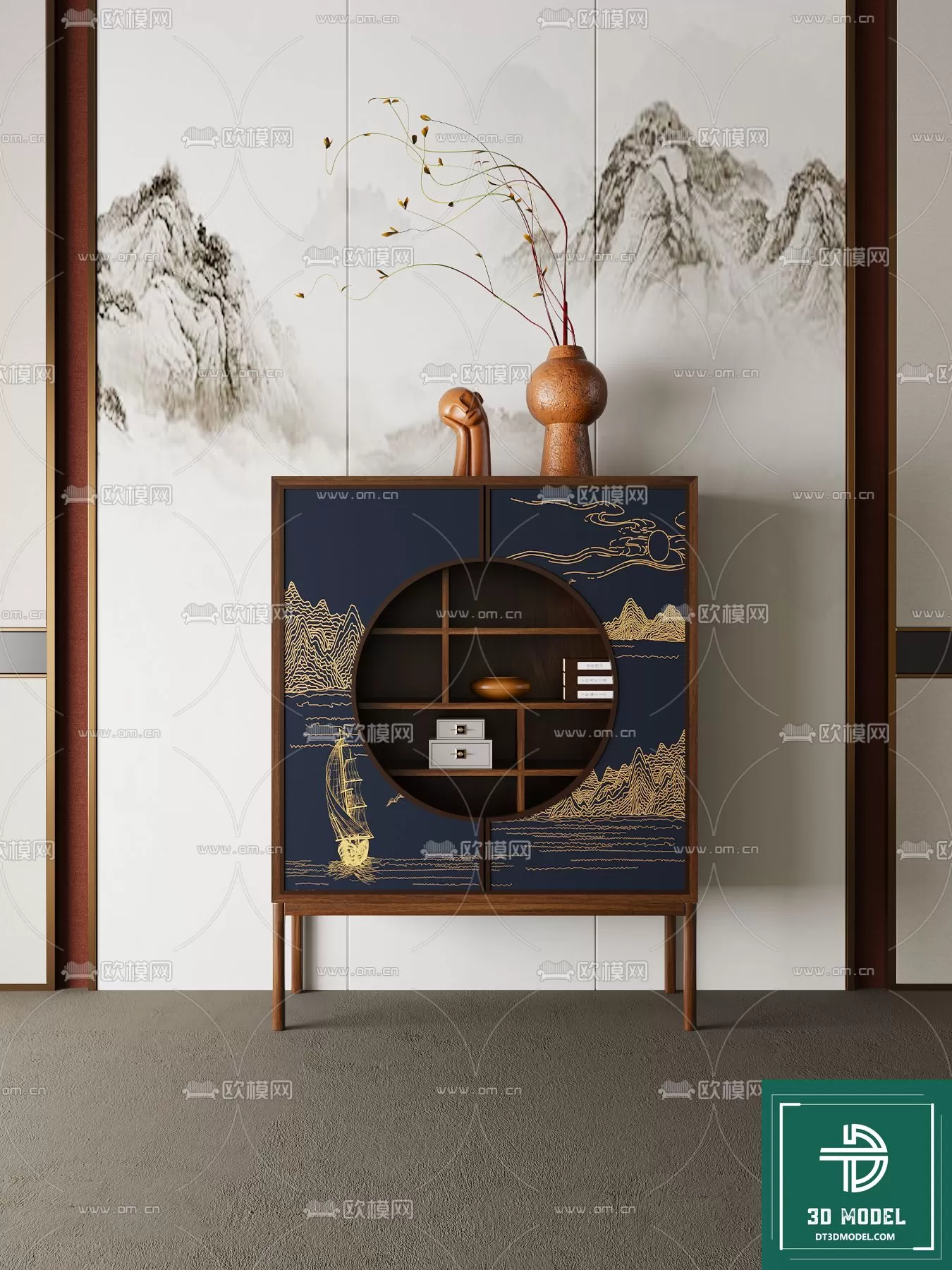 INDOCHINE STYLE – 3D MODELS – 721