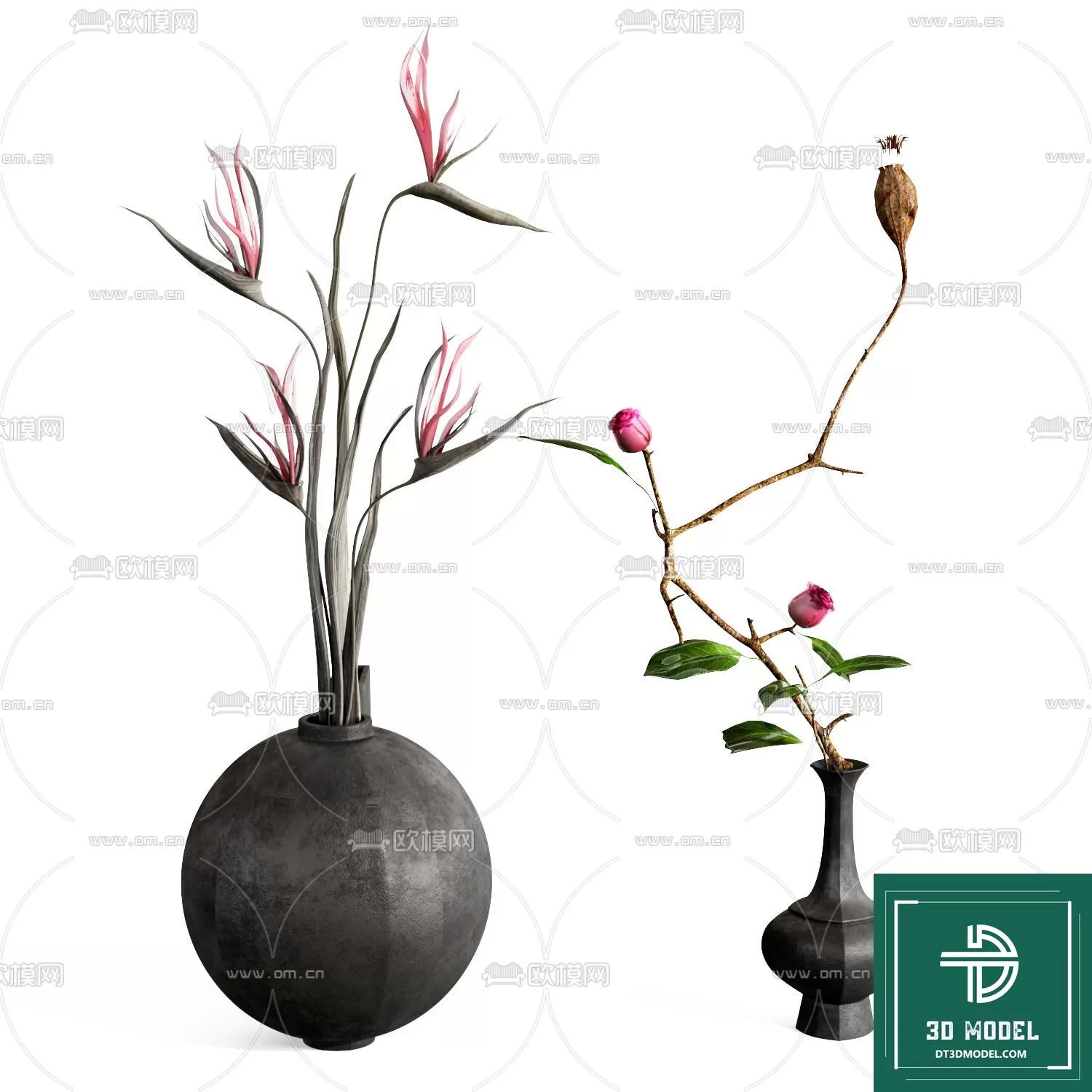 INDOCHINE STYLE – 3D MODELS – 730