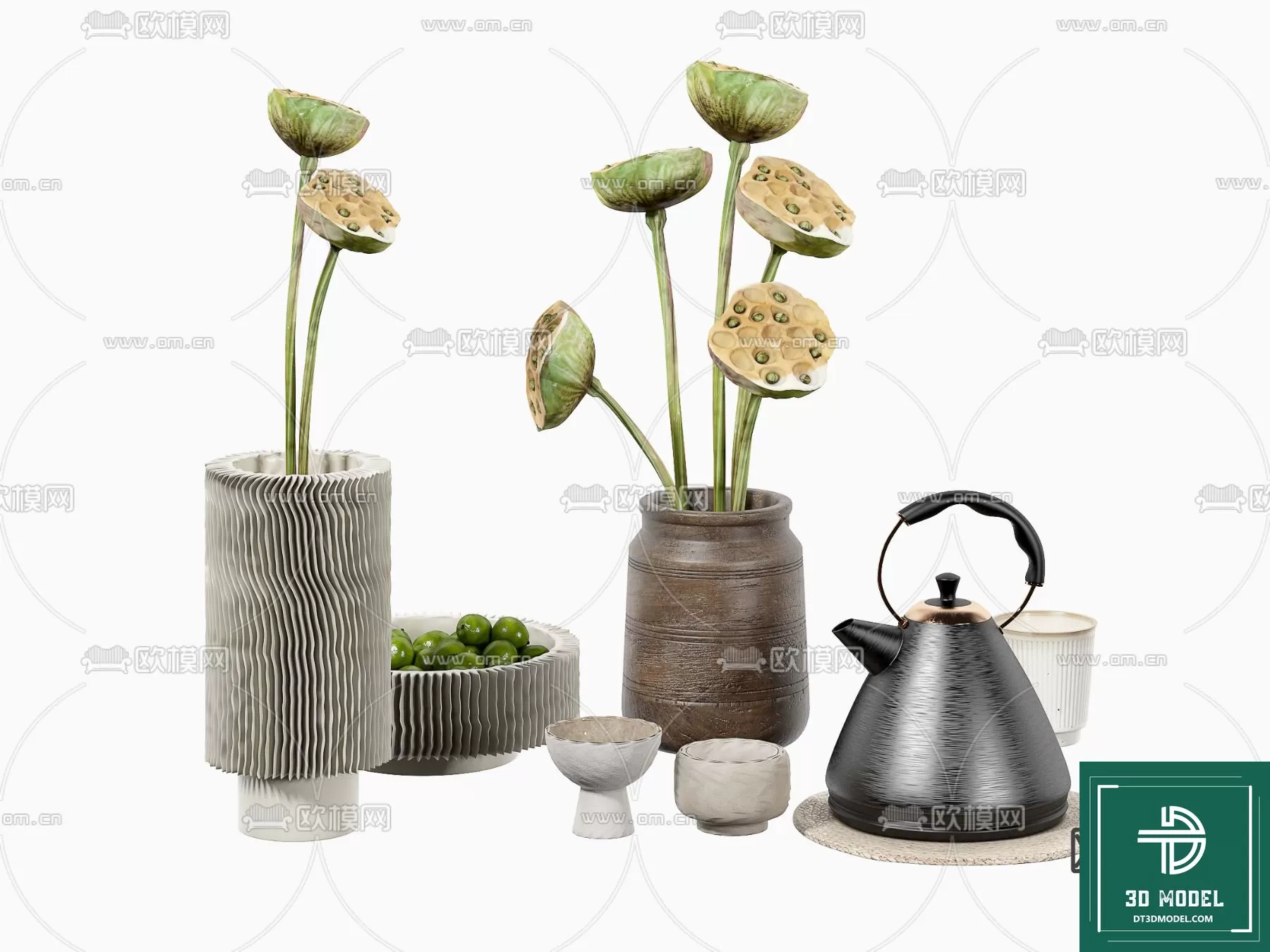 INDOCHINE STYLE – 3D MODELS – 741