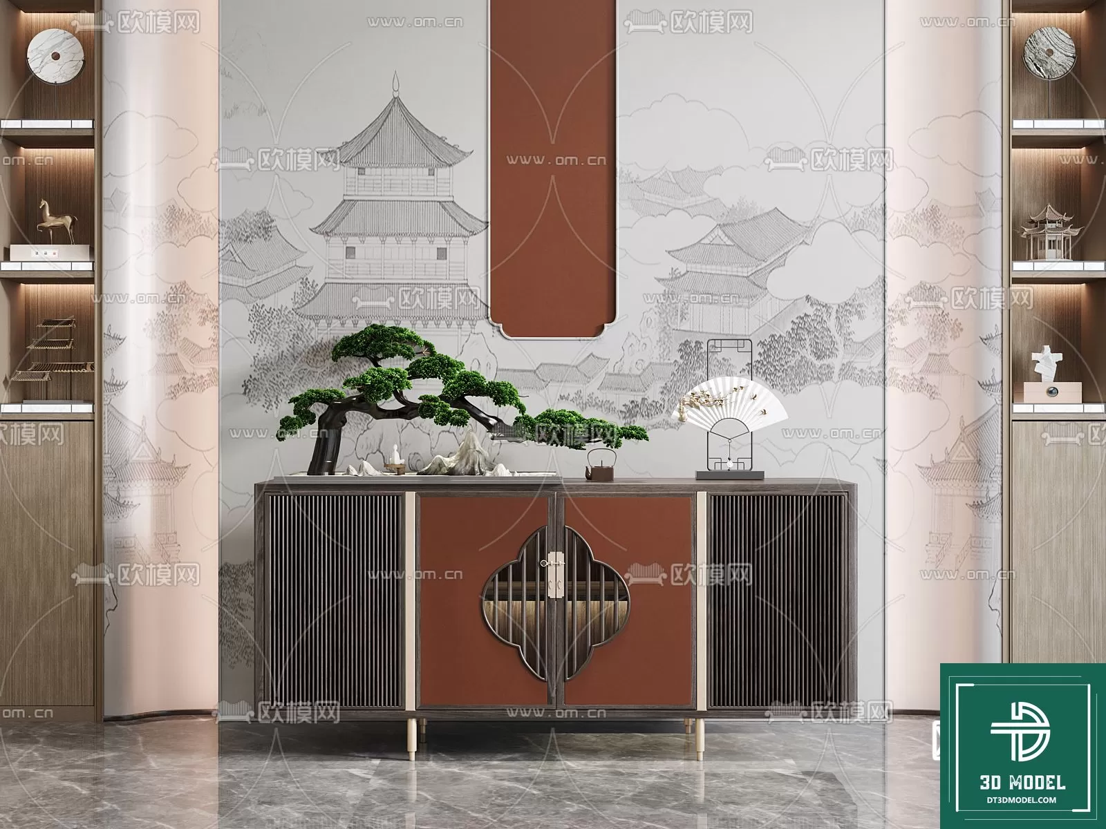 INDOCHINE STYLE – 3D MODELS – 749