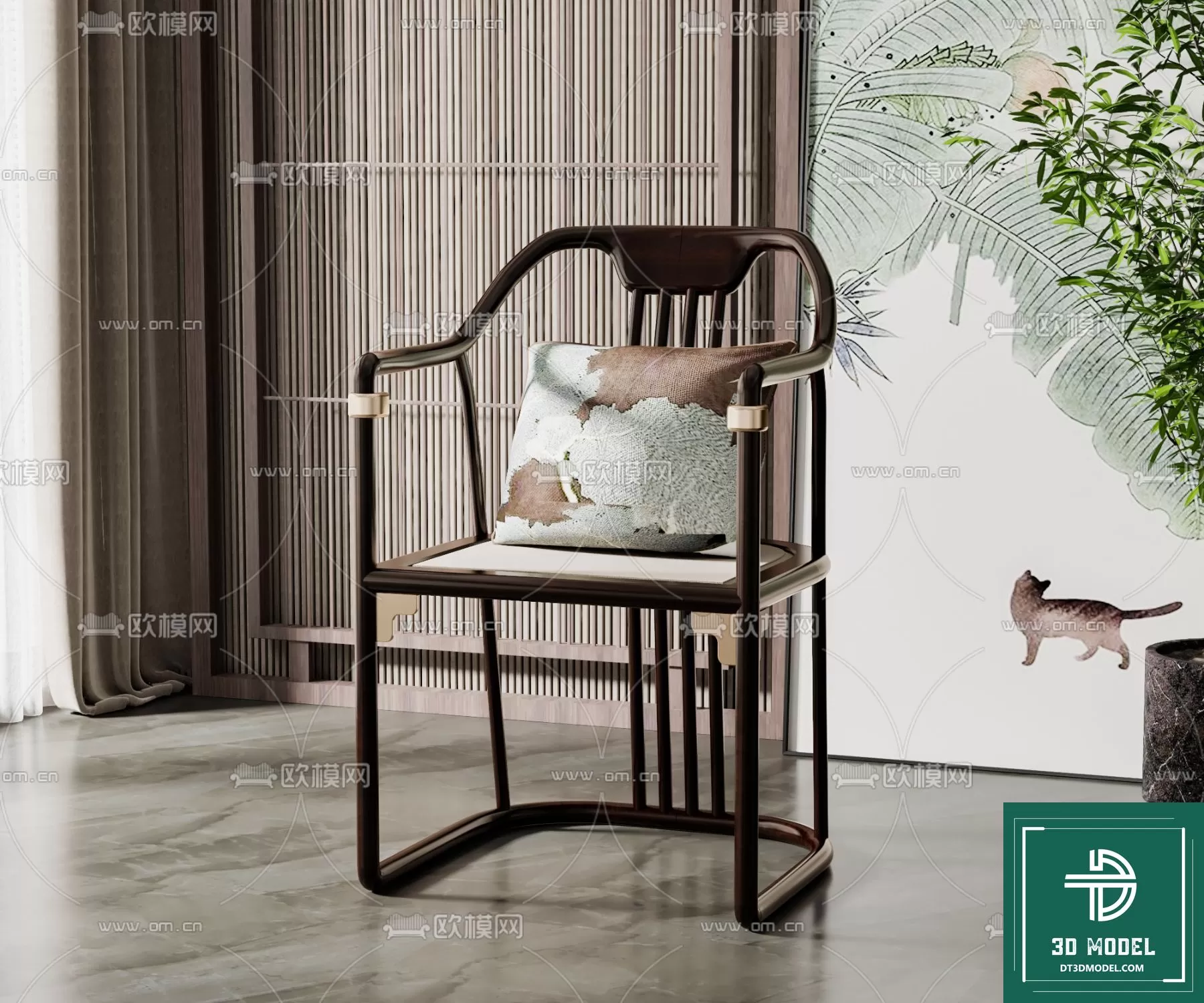 INDOCHINE STYLE – 3D MODELS – 753