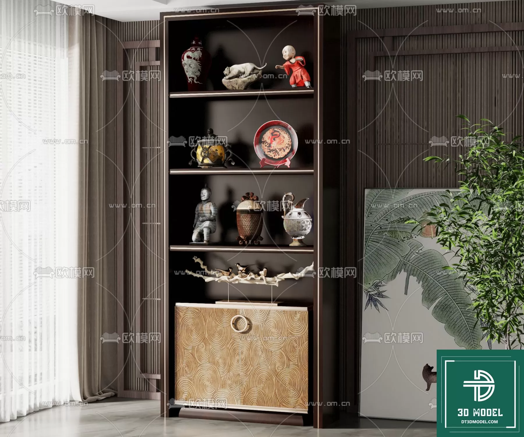 INDOCHINE STYLE – 3D MODELS – 754